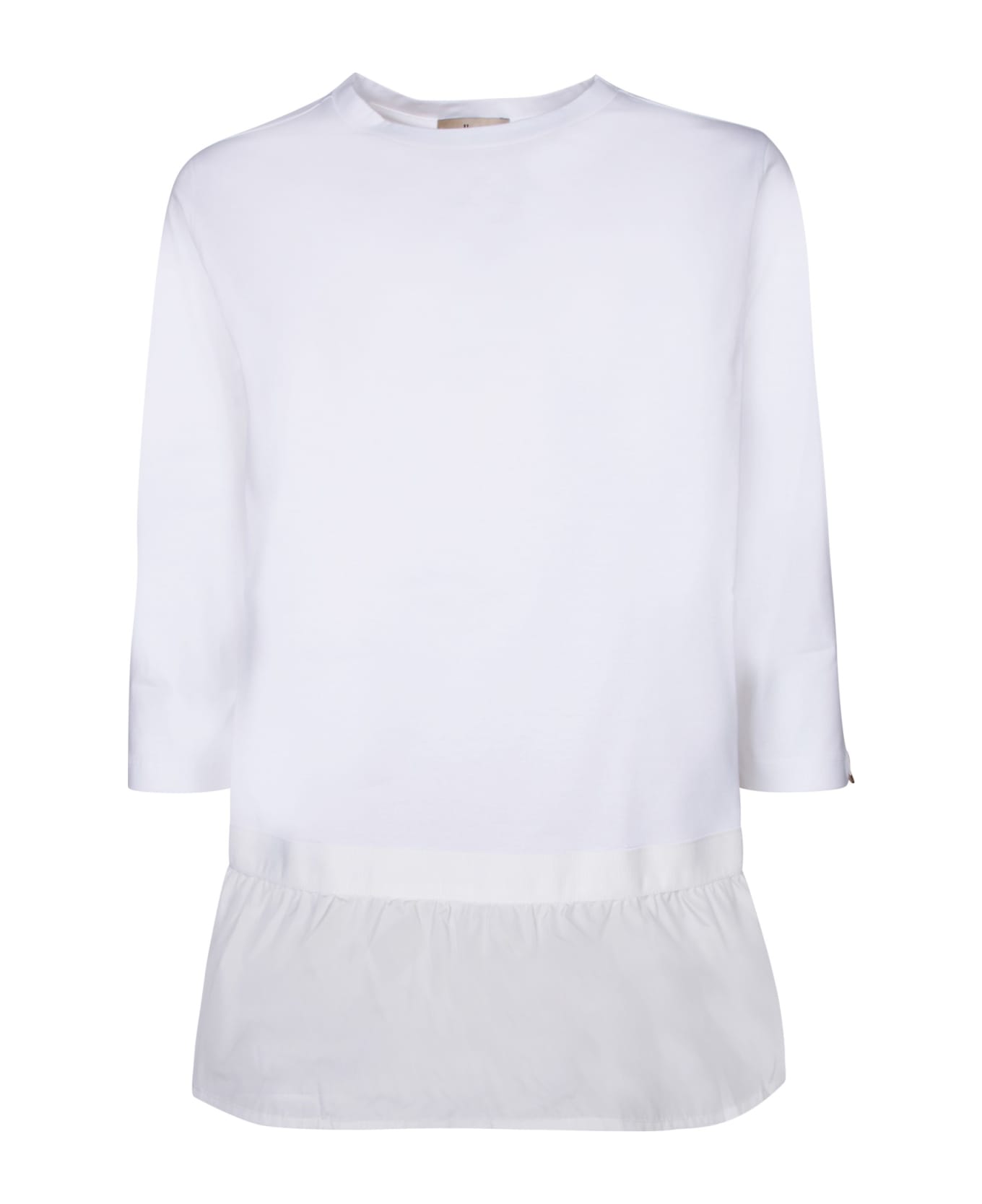 Herno Contrasting Details White T-shirt - White Tシャツ