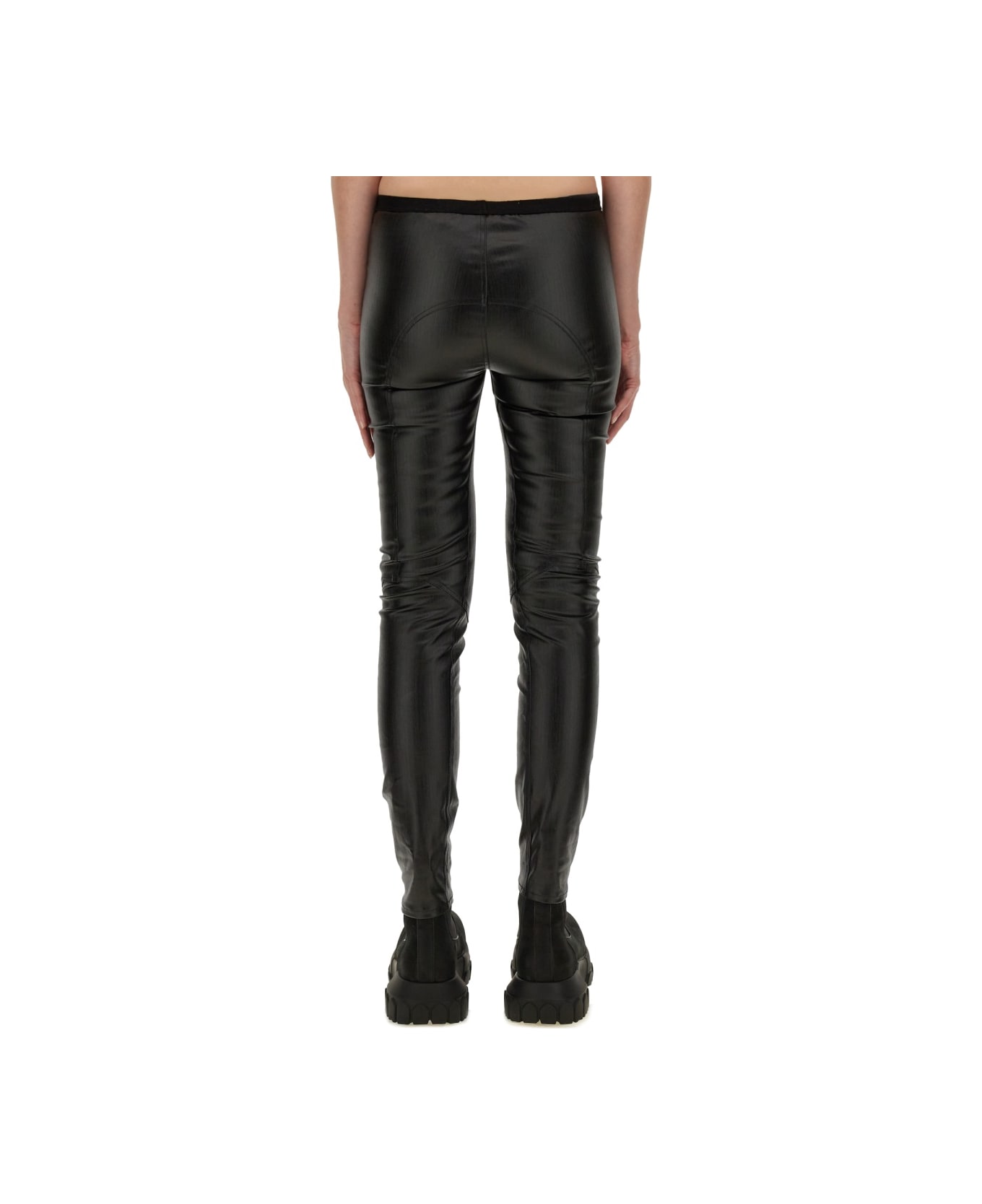 Rick Owens Denim Leggings - BLACK