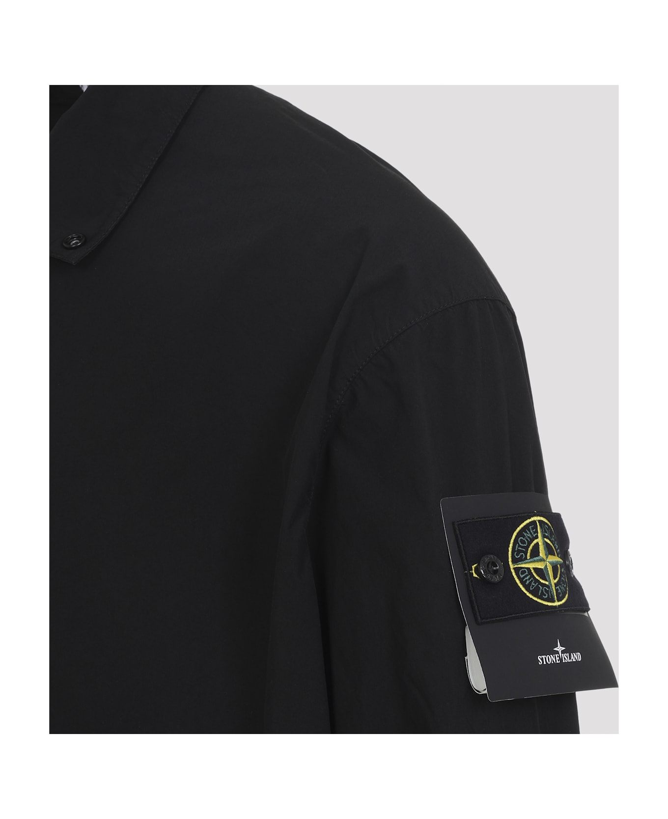 Stone Island Polyester Jacket - Black