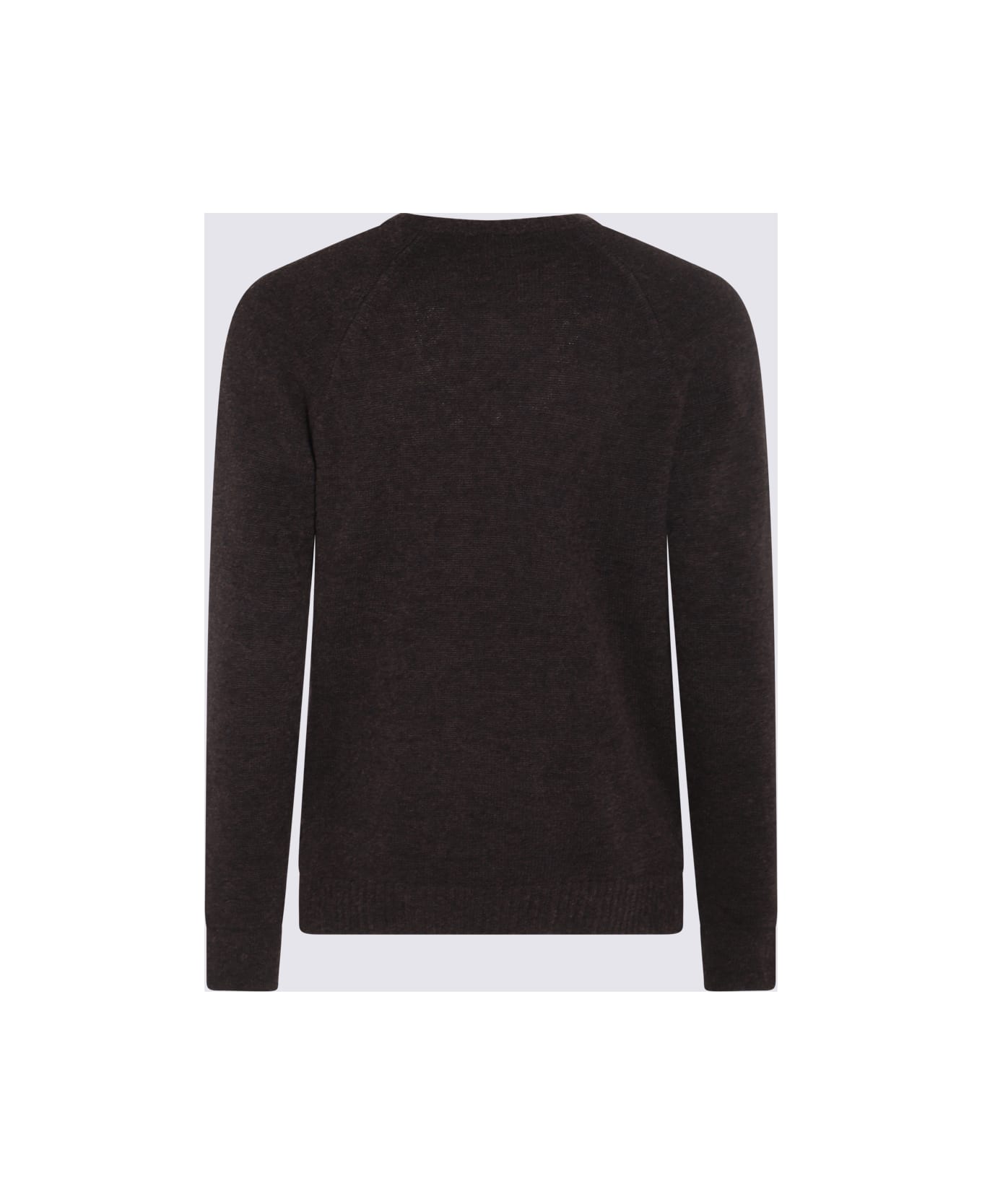 Zanone Brown Wool Blend Sweater - Brown ニットウェア