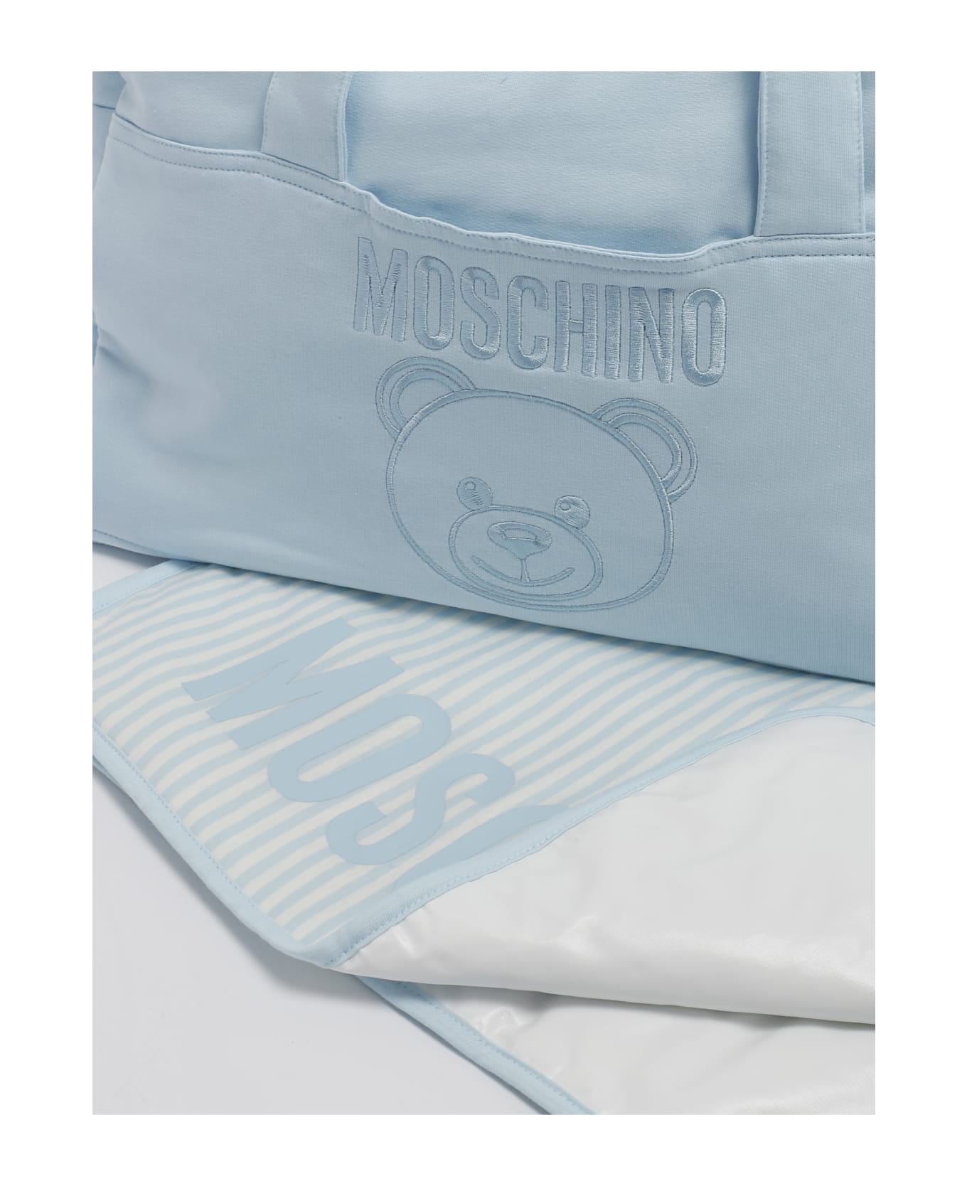 Moschino Mummy Bag Tote - CELESTE