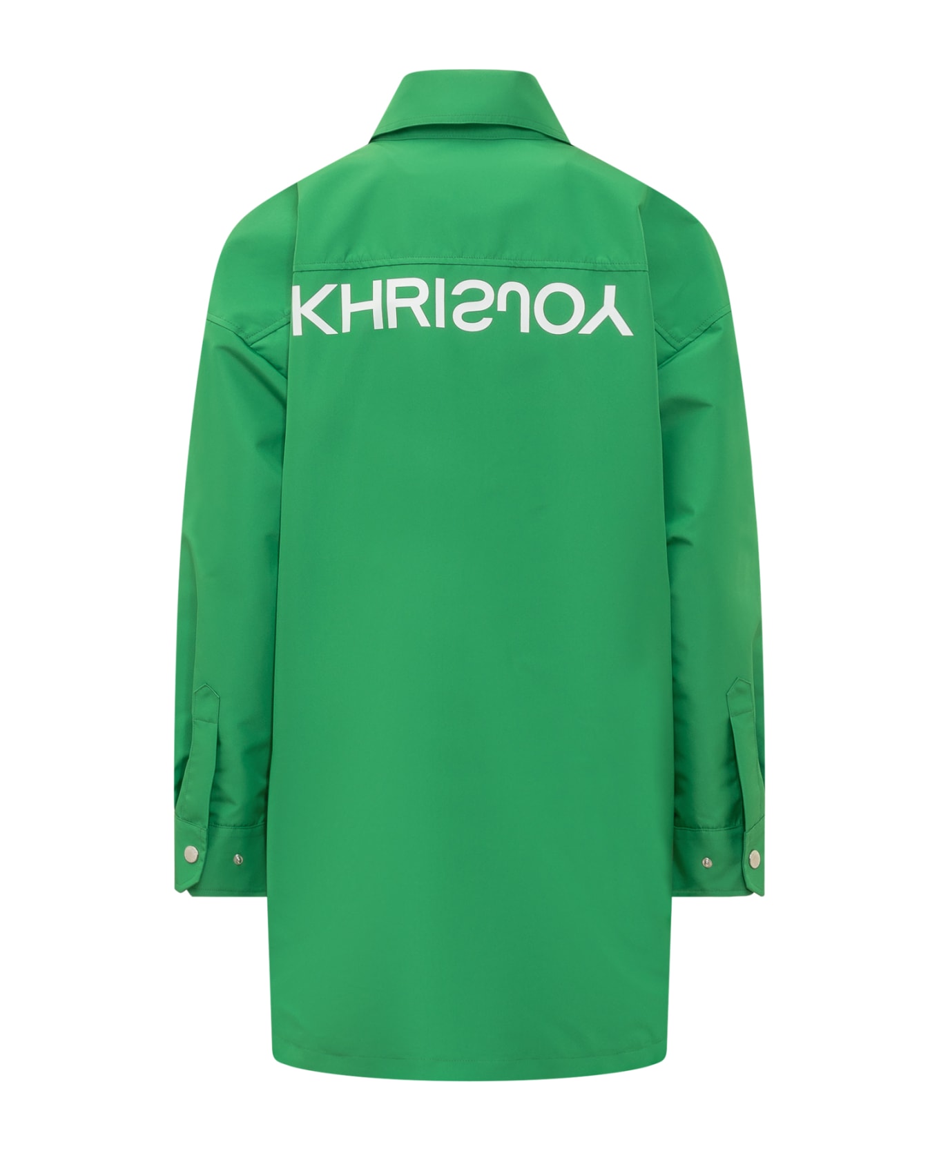 Khrisjoy Oversized Boy Shirt - GRASS GREEN