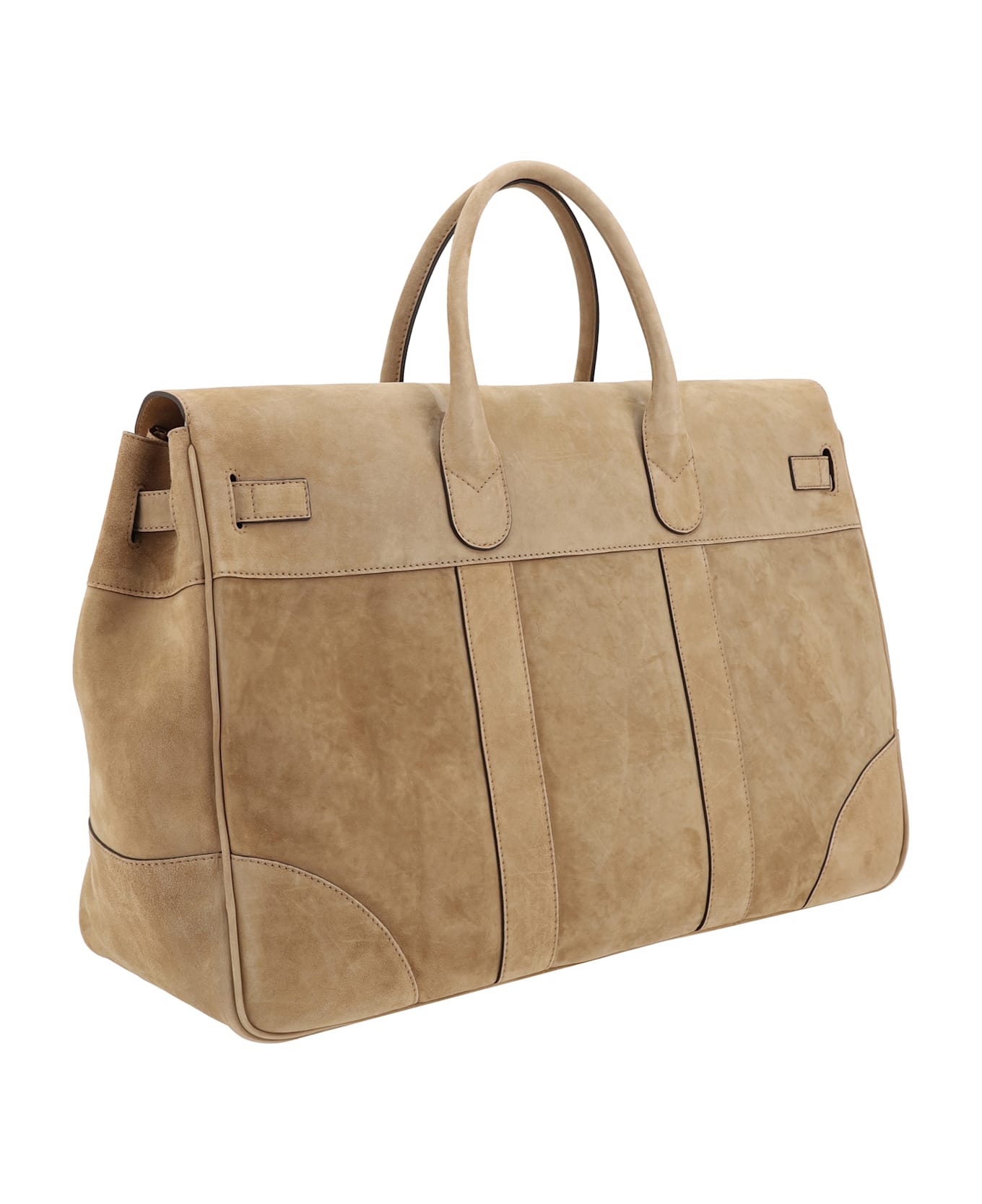 Brunello Cucinelli Country Travel Bag - Biscotto