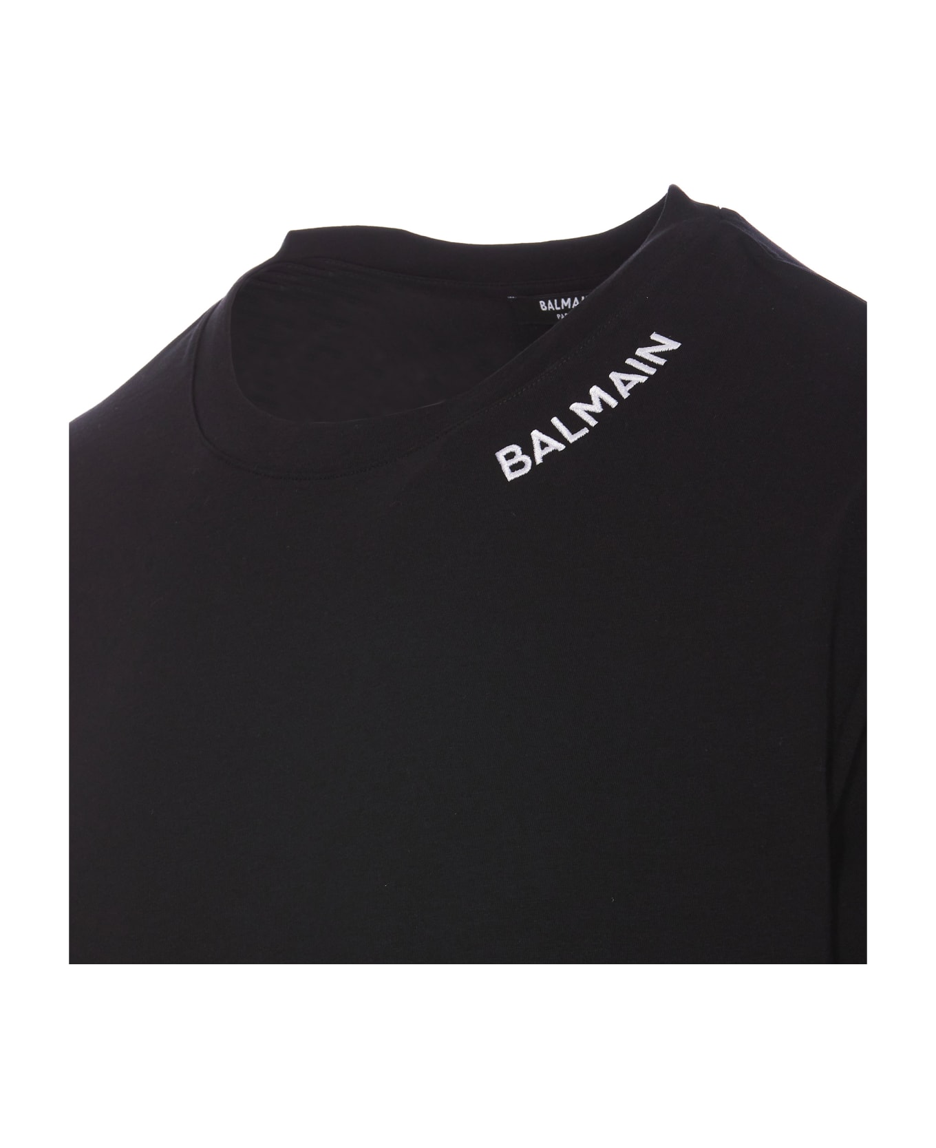 Balmain Logo T-shirt - Black