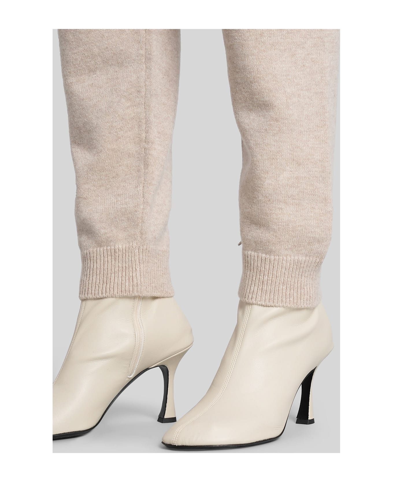 MC2 Saint Barth Grenelle Wool Pants In Beige Wool - beige