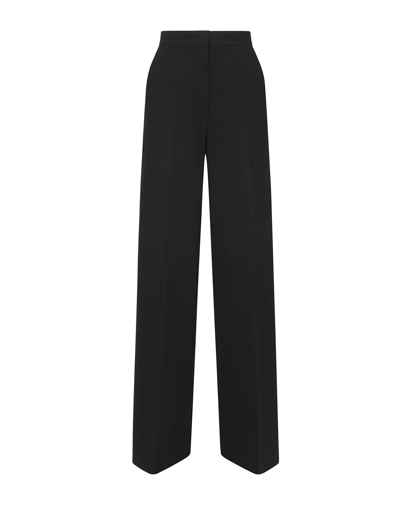 Max Mara Compact Jersey Pants - Black