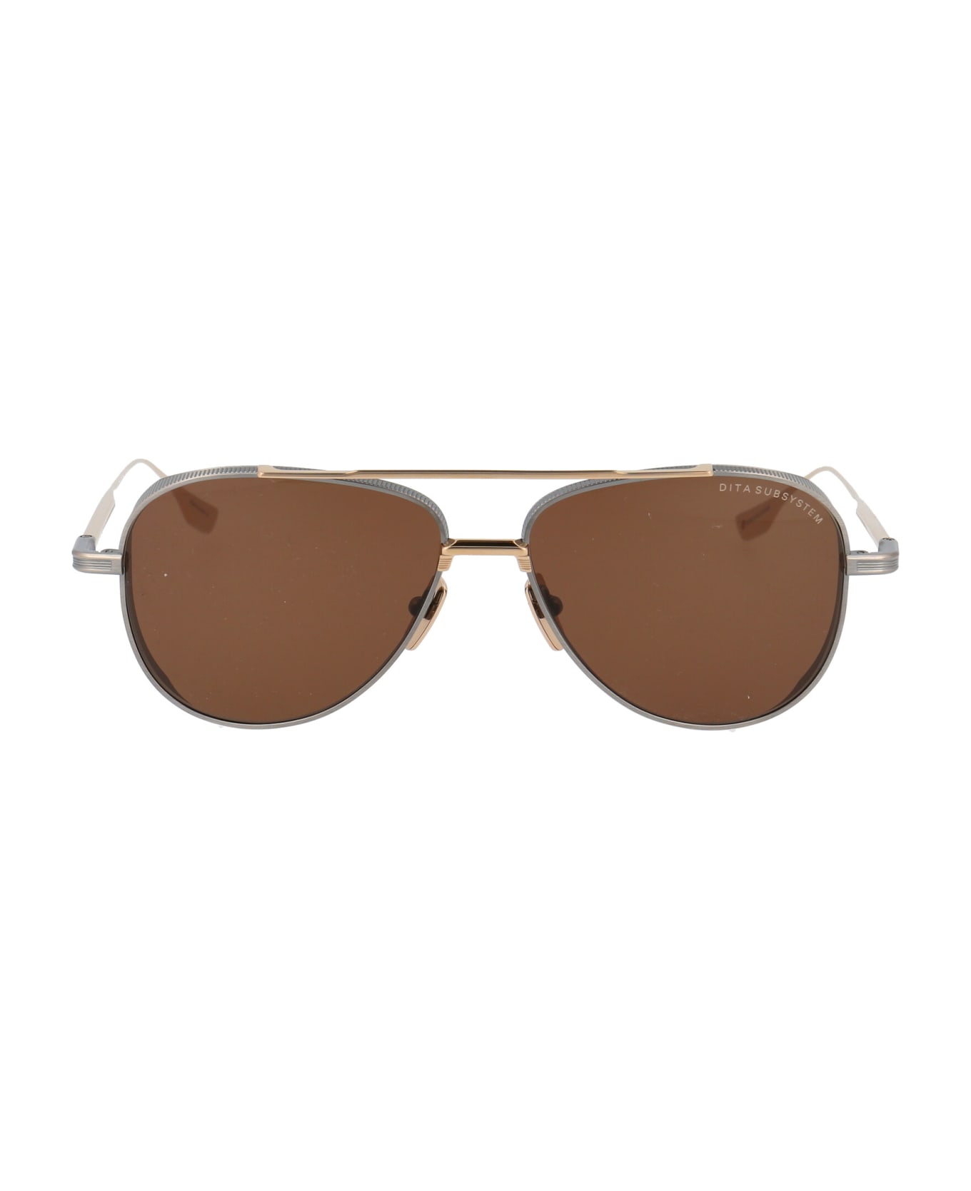 Dita Subsystem Sunglasses - Antique Silver - White Gold