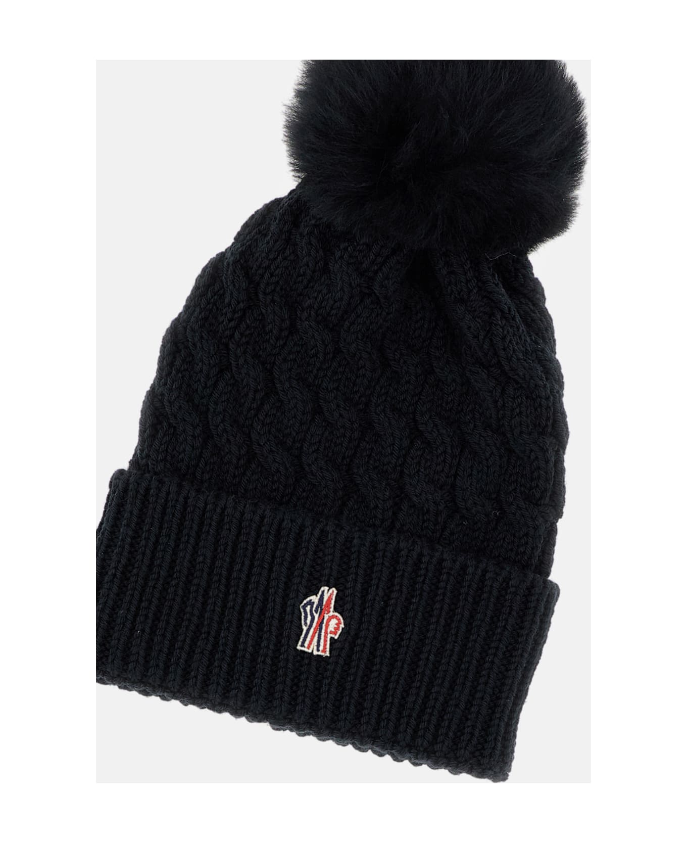Moncler Grenoble Wool Hat - BLACK