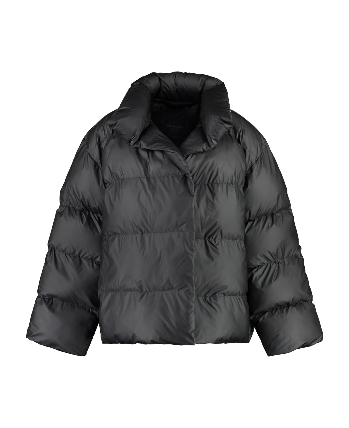 Balenciaga Wrap Oversize Puffer Jacket - Black