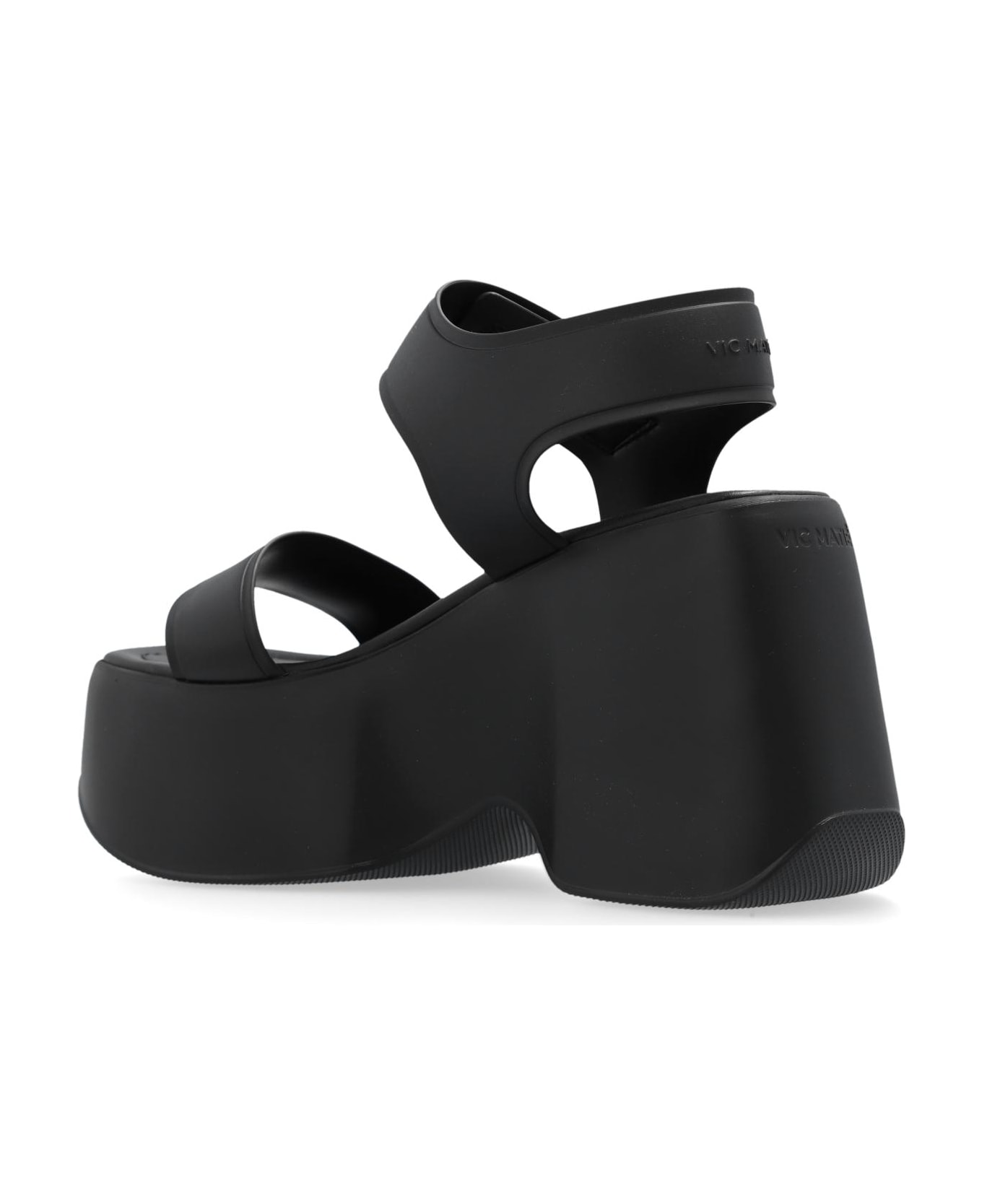 Vic Matié Vic Matie 'yoko' Platform Sandals - Black