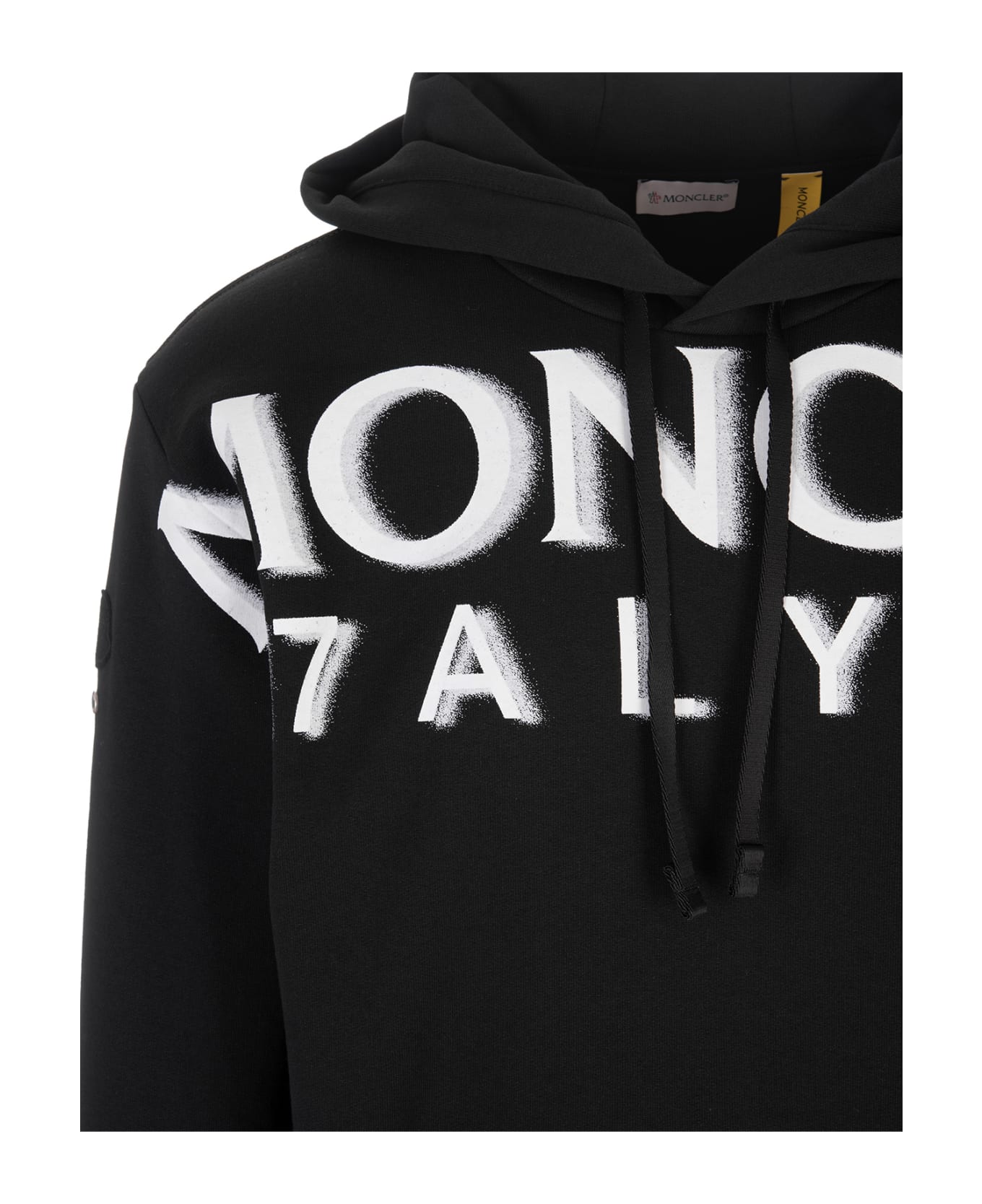 Moncler Genius Hooded Sweatshirt - BLACK
