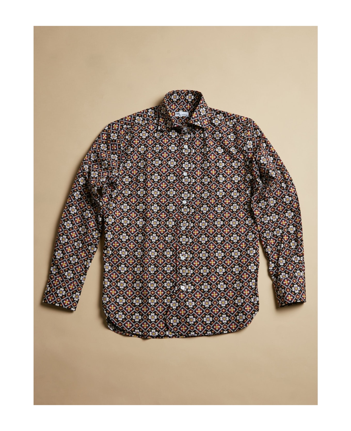 doppiaa Aasolo Floral Pattern Shirt