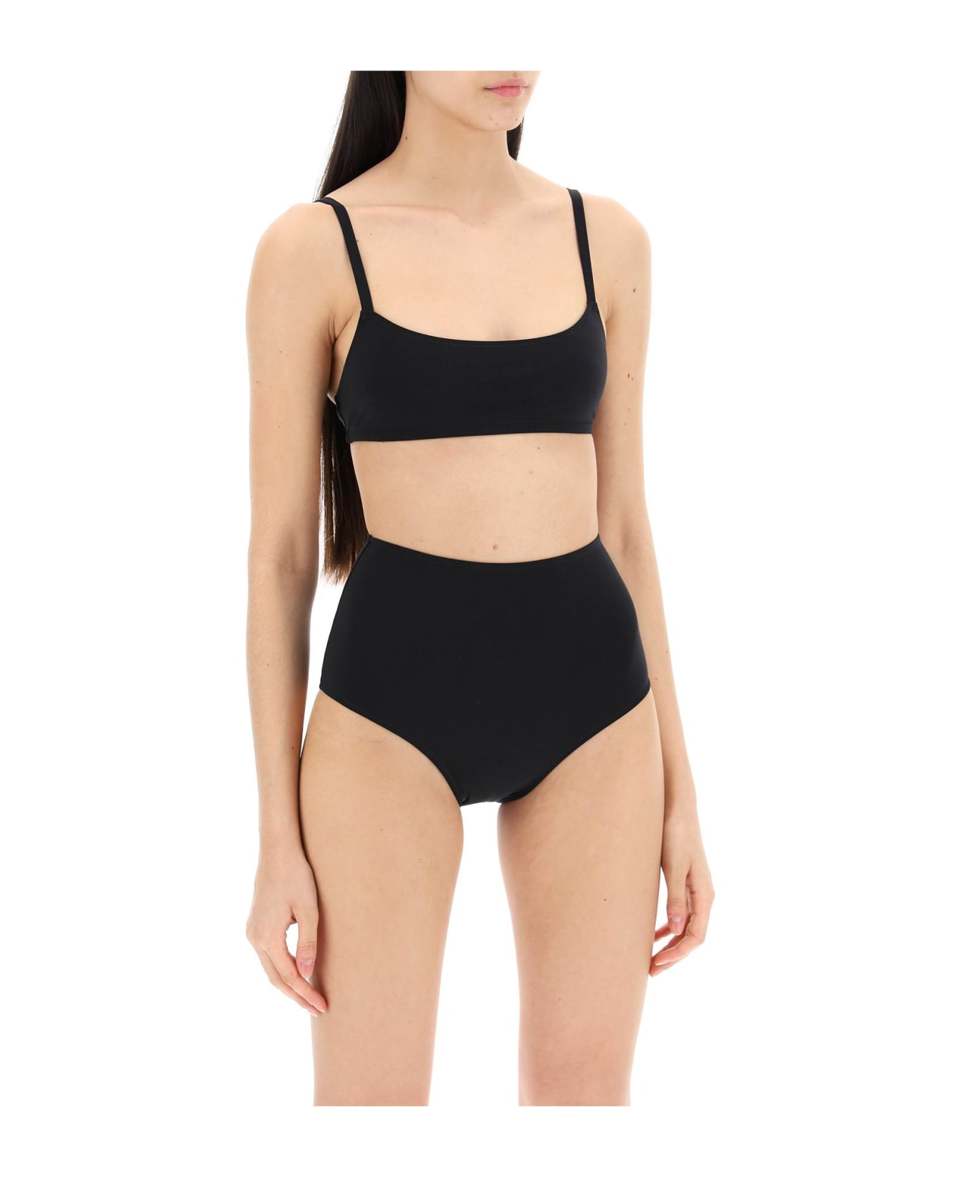 Lido Eleven High Waist Bikini Set - BLACK (Black)