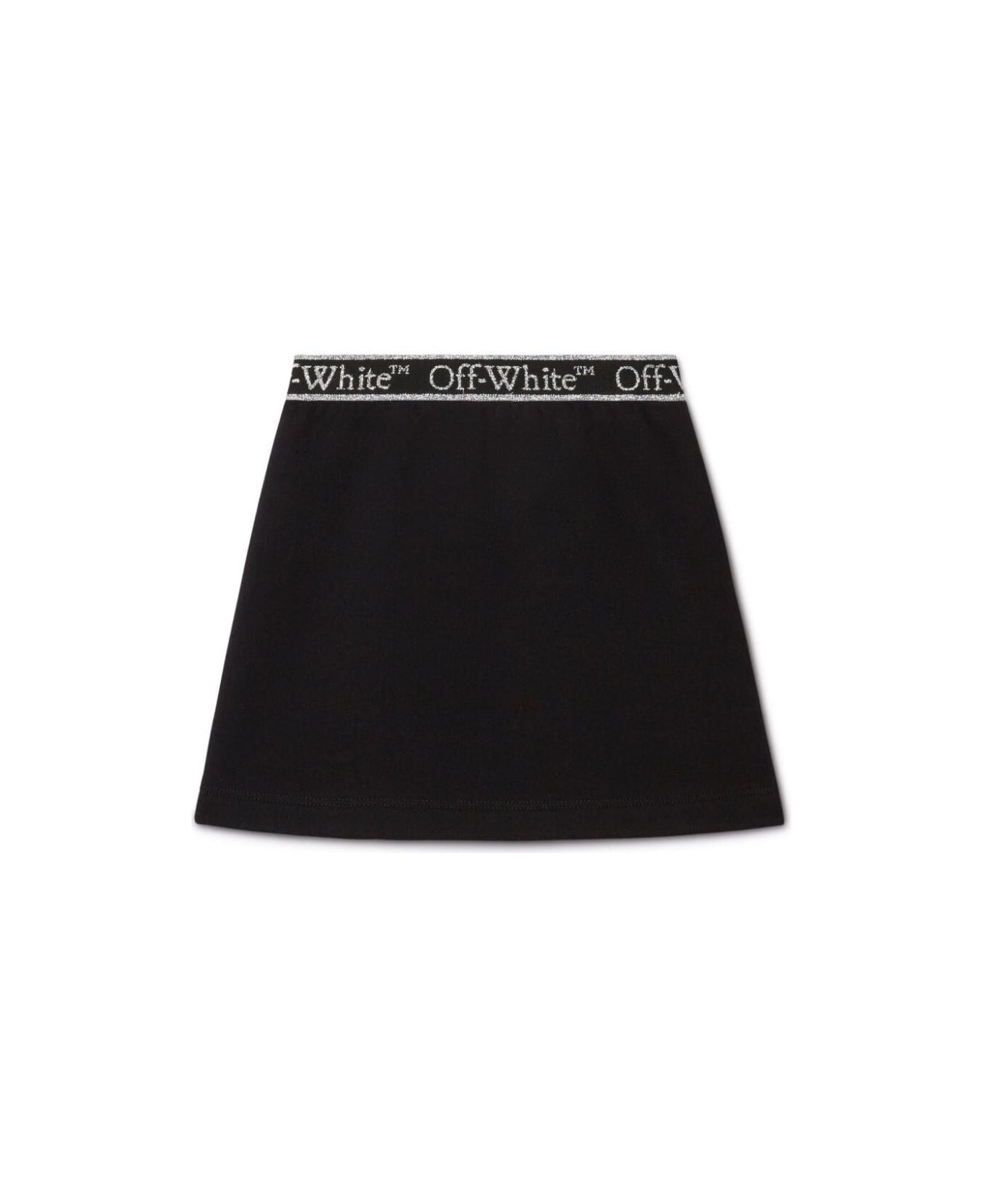 Off-White Bookish Logoband Sweatskirt - Black White