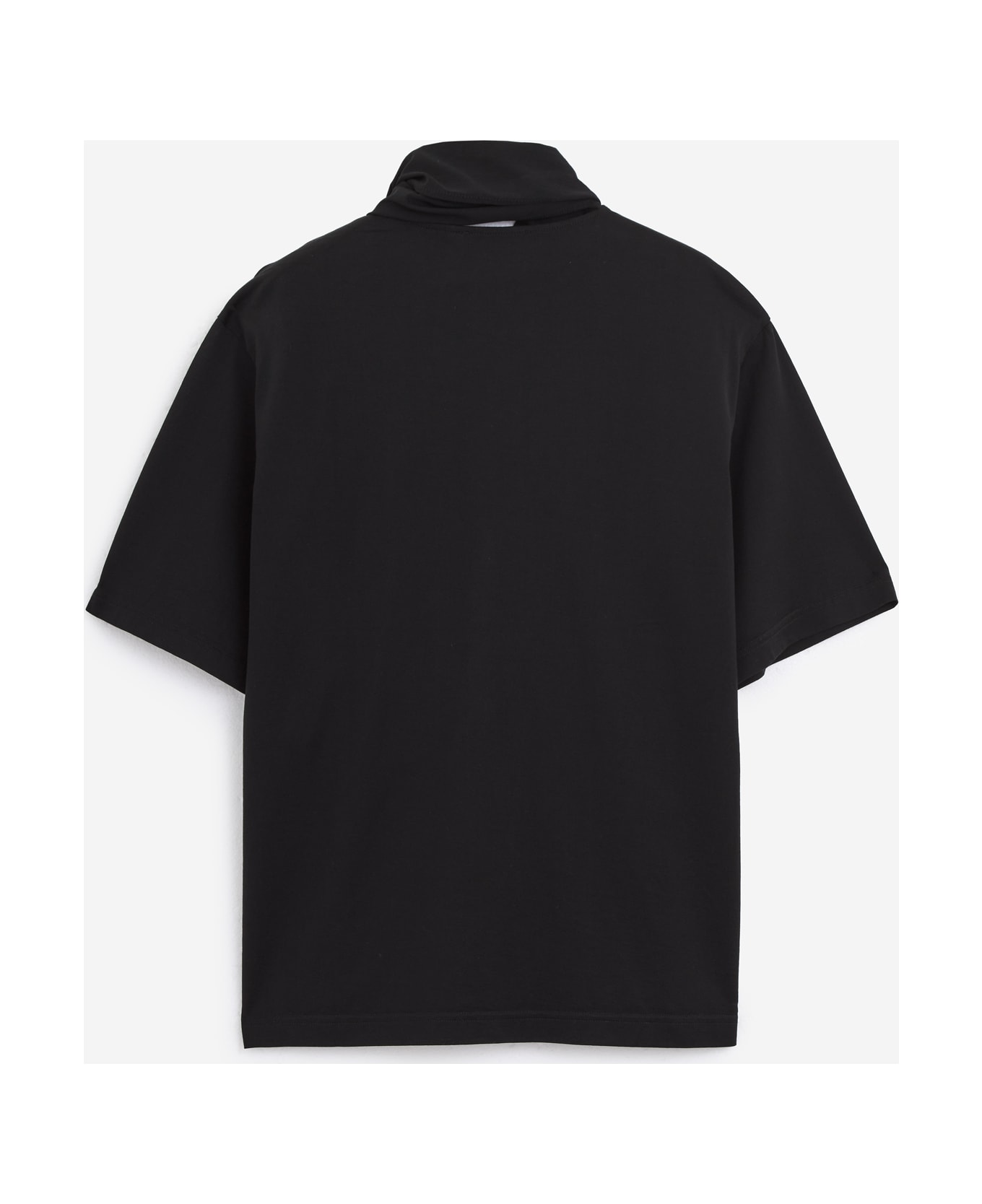 Lemaire T-shirt With Foulard T-shirt - black ポロシャツ