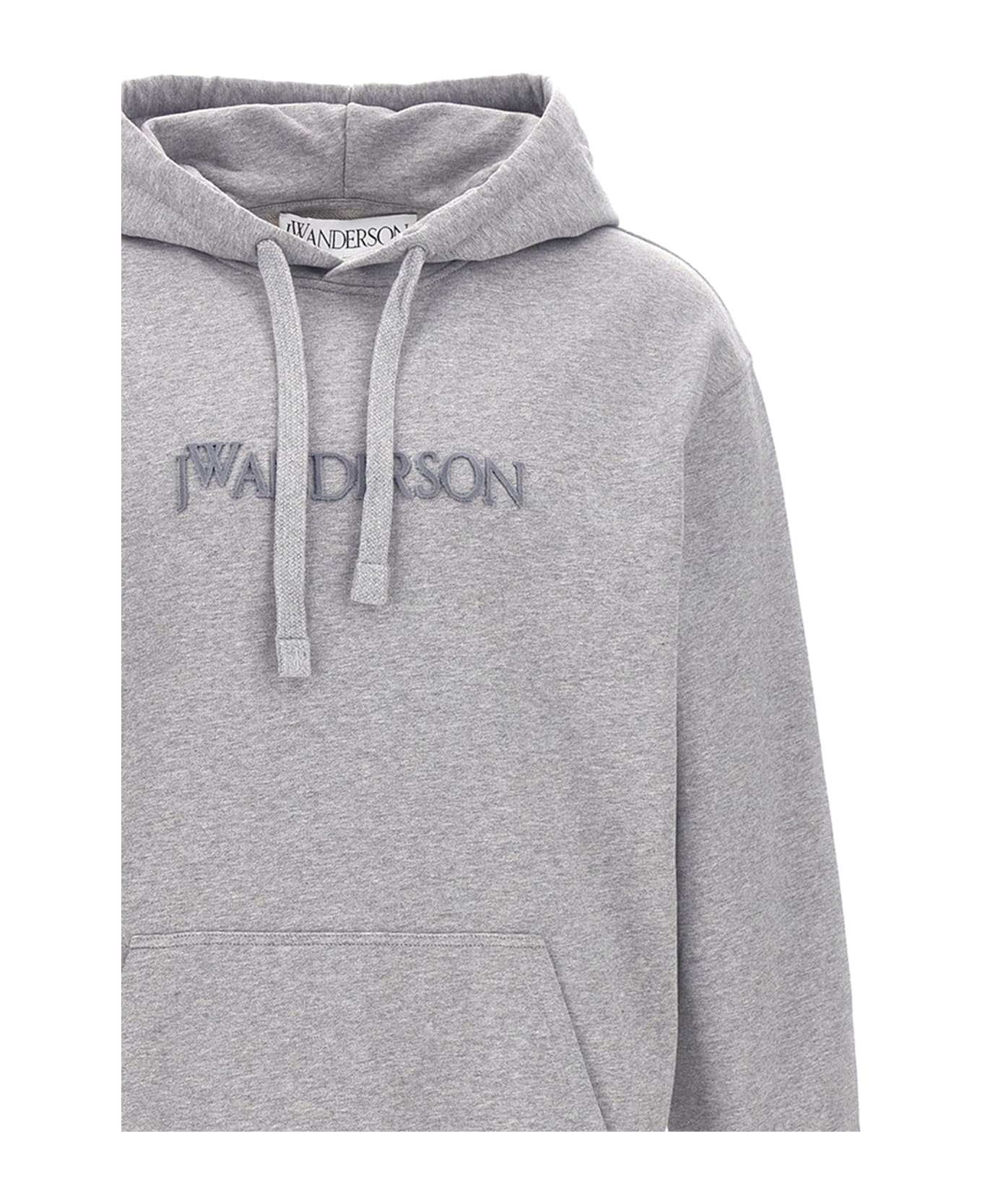 J.W. Anderson 
logo Embroidery
 Sweatshirt - Gray
