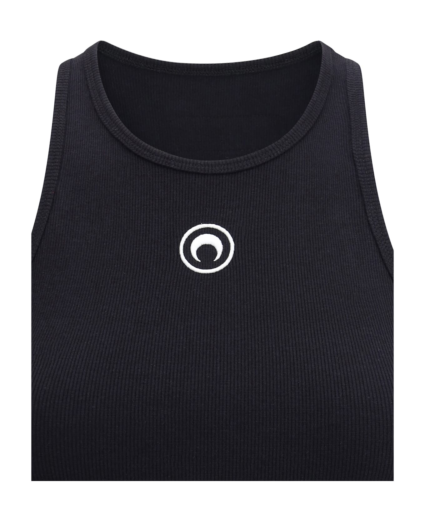 Marine Serre Ribbed Moon Tank Top