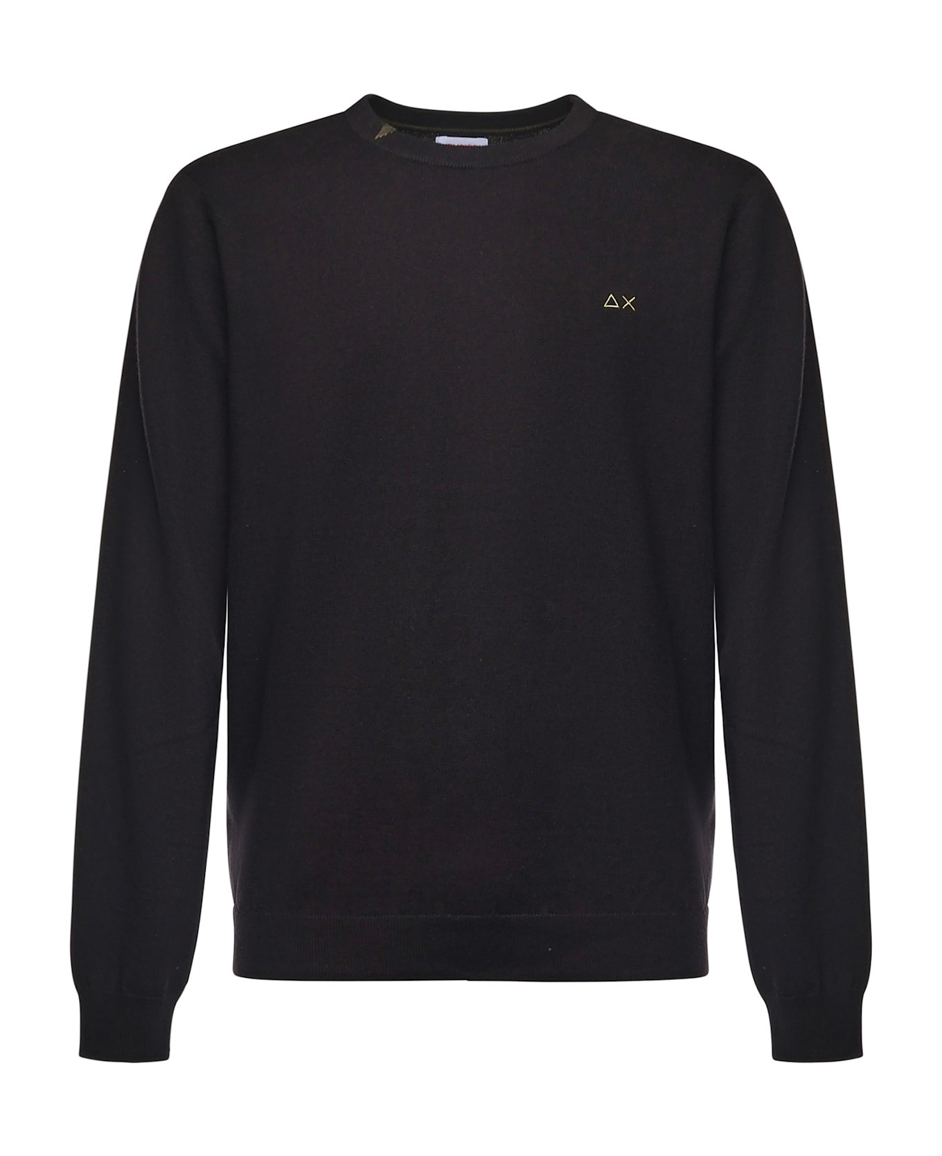 Sun 68 Wool Blend Sweater - Black
