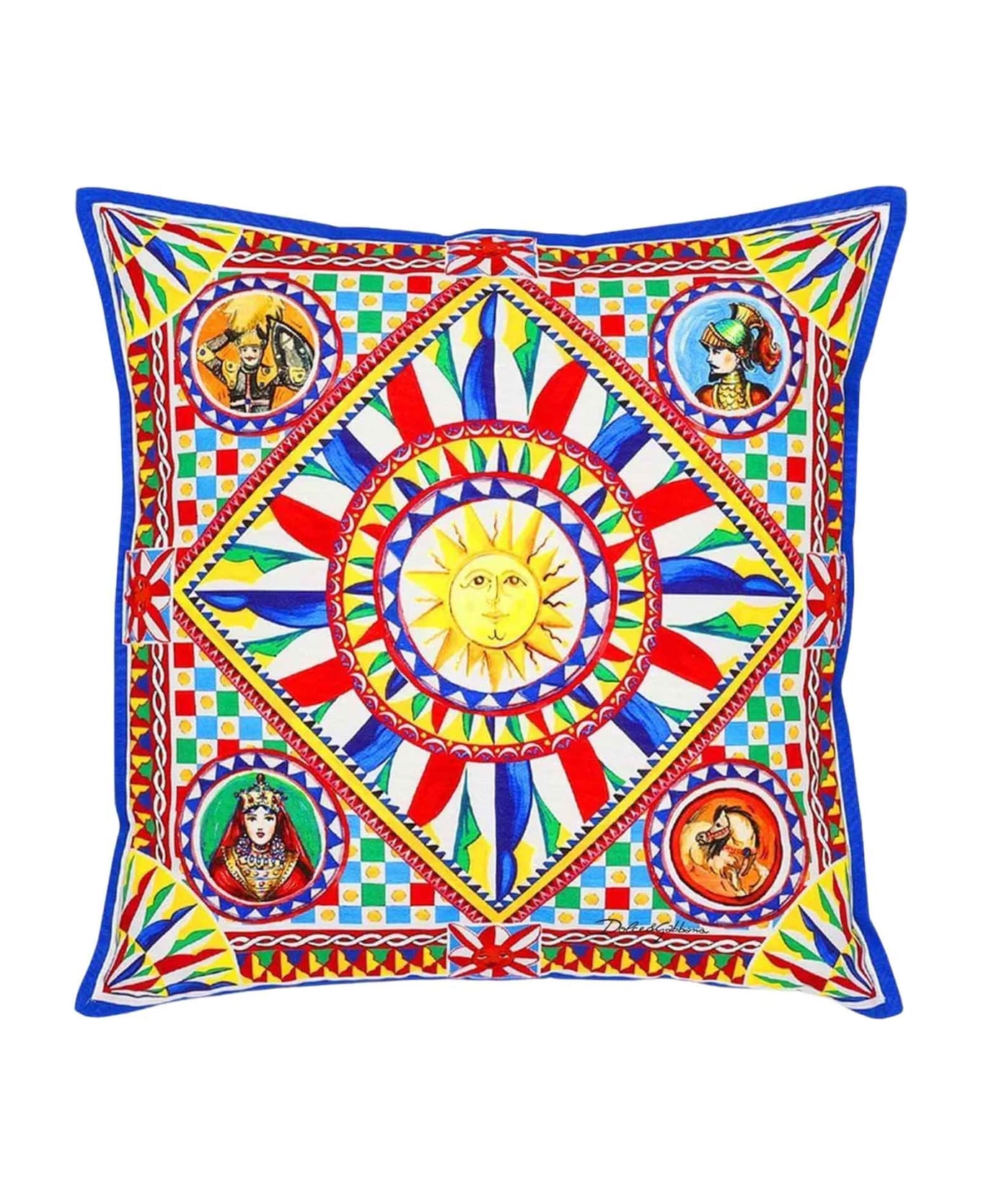 Dolce & Gabbana Multicolor Cushion - Multicolor