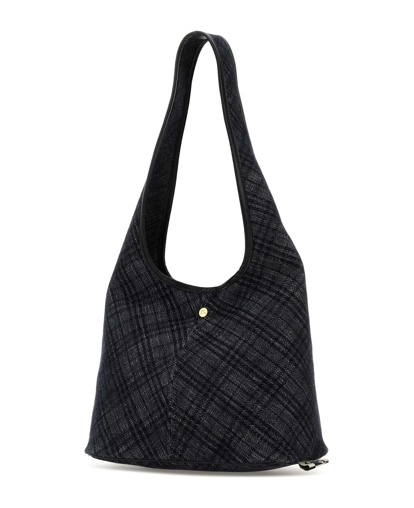 Burberry Blue Cotton Mini Bag - INDIGO