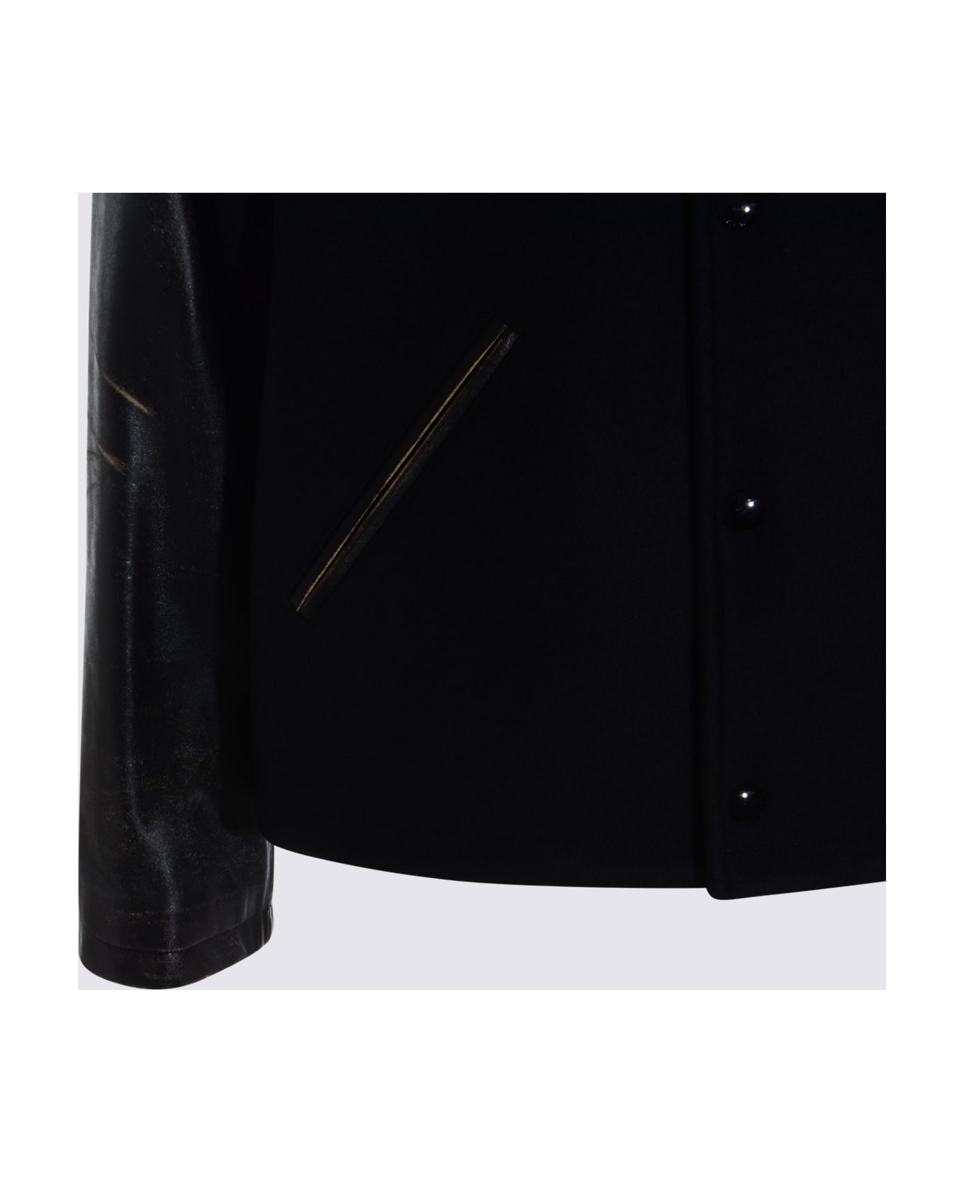 Celine Black Wool Casual Jacket - Black