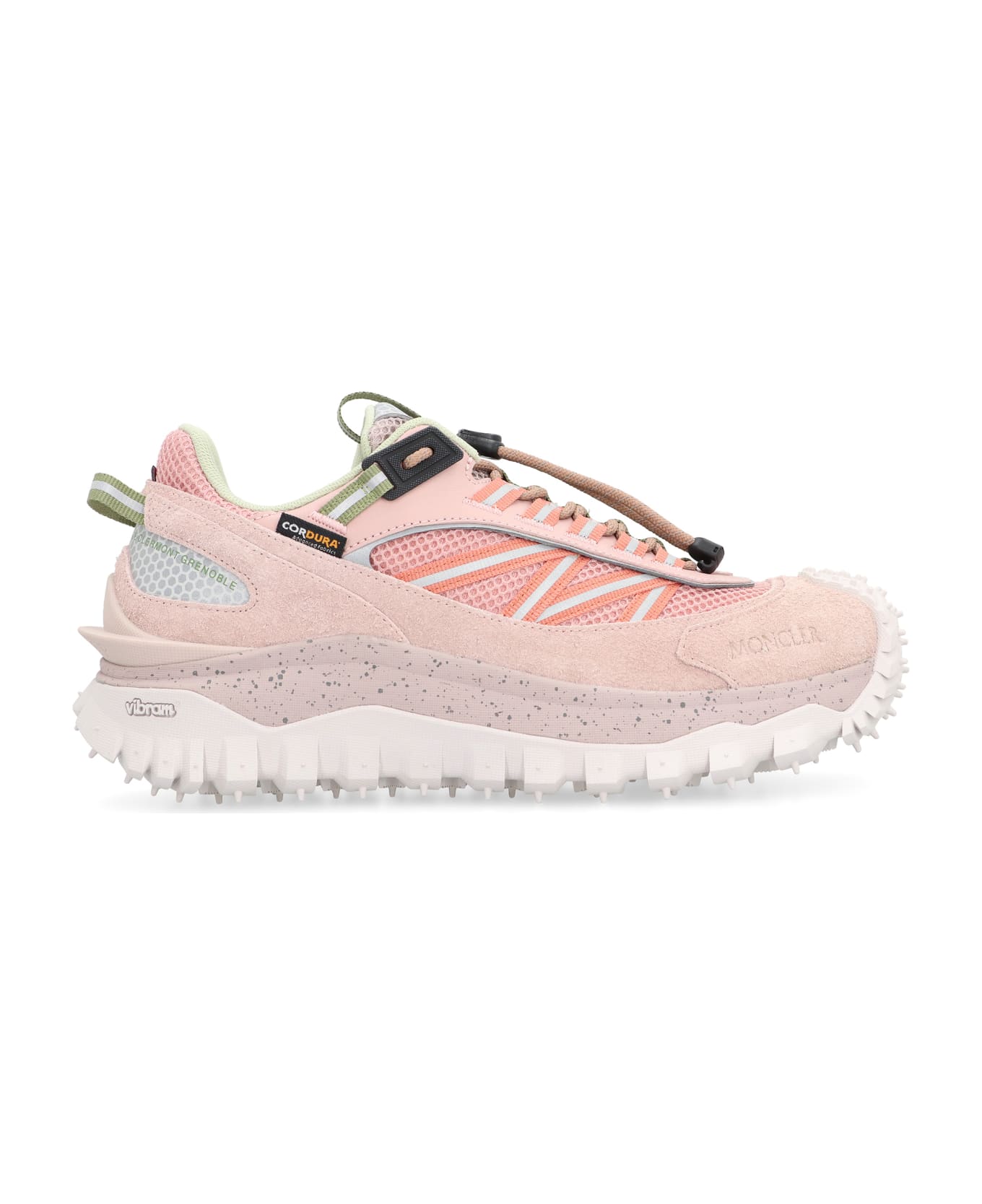 Moncler Trailgrip Fabric Low-top Sneakers - Pink スニーカー