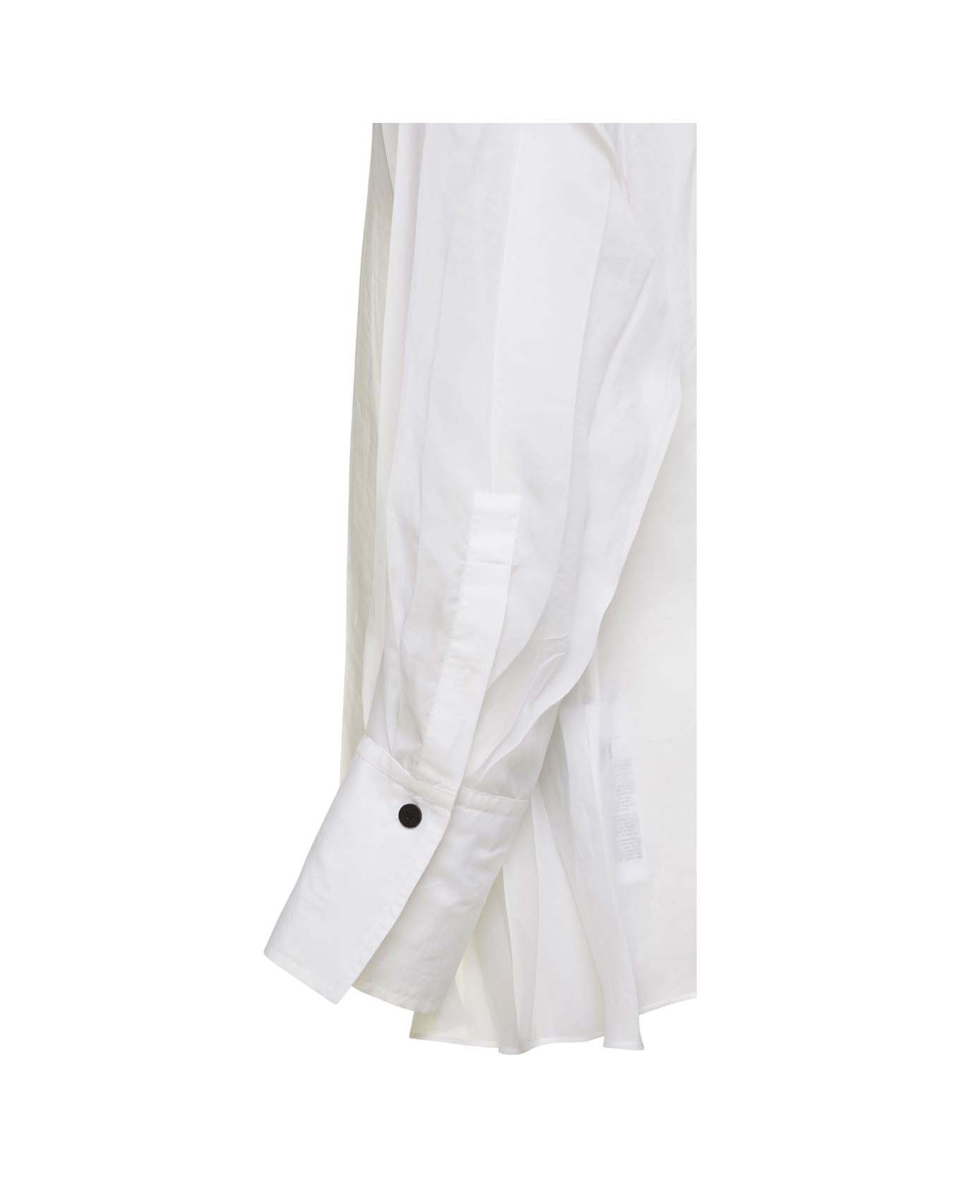 Ferragamo White Caftano Shirt In Silk Blend Woman - White