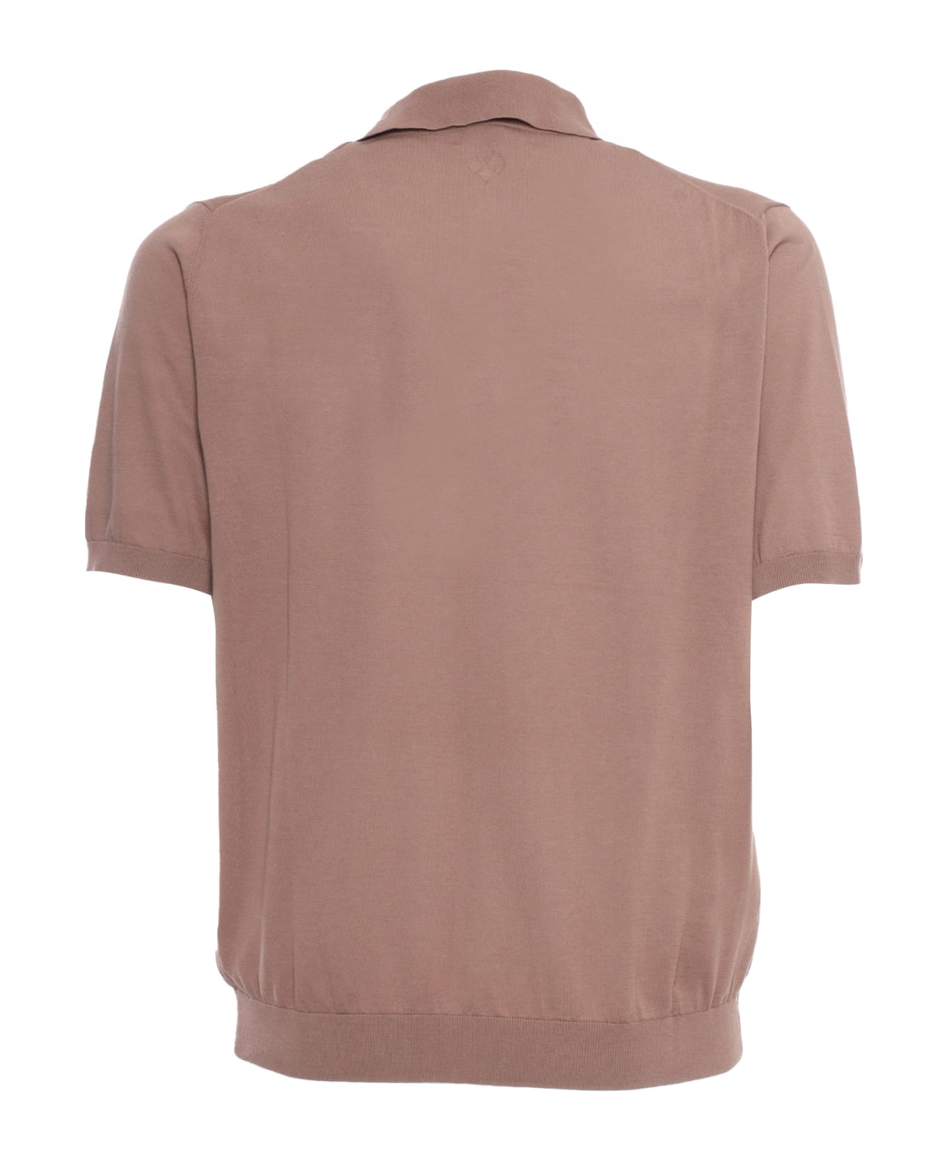 Ballantyne Terracotta Polo Shirt - BROWN