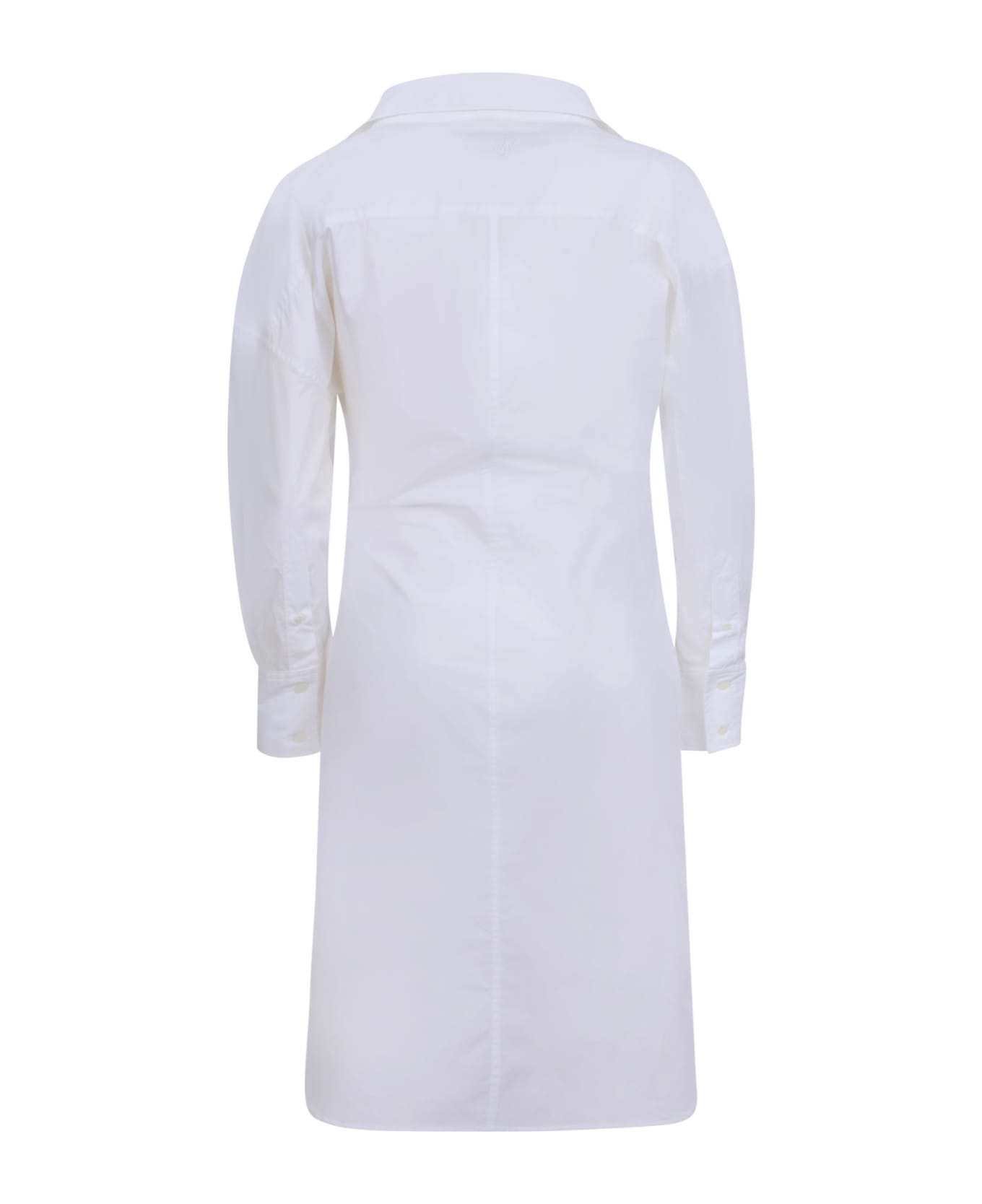 J.W. Anderson Lace Detail Shirt Dress - WHITE