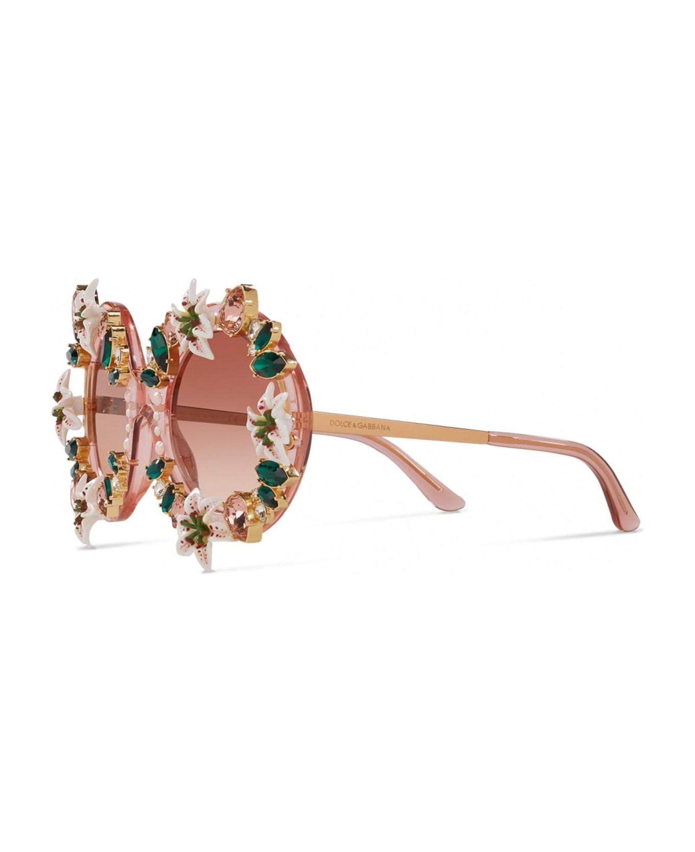 Dolce & Gabbana Crystal Sunglasses - Pink