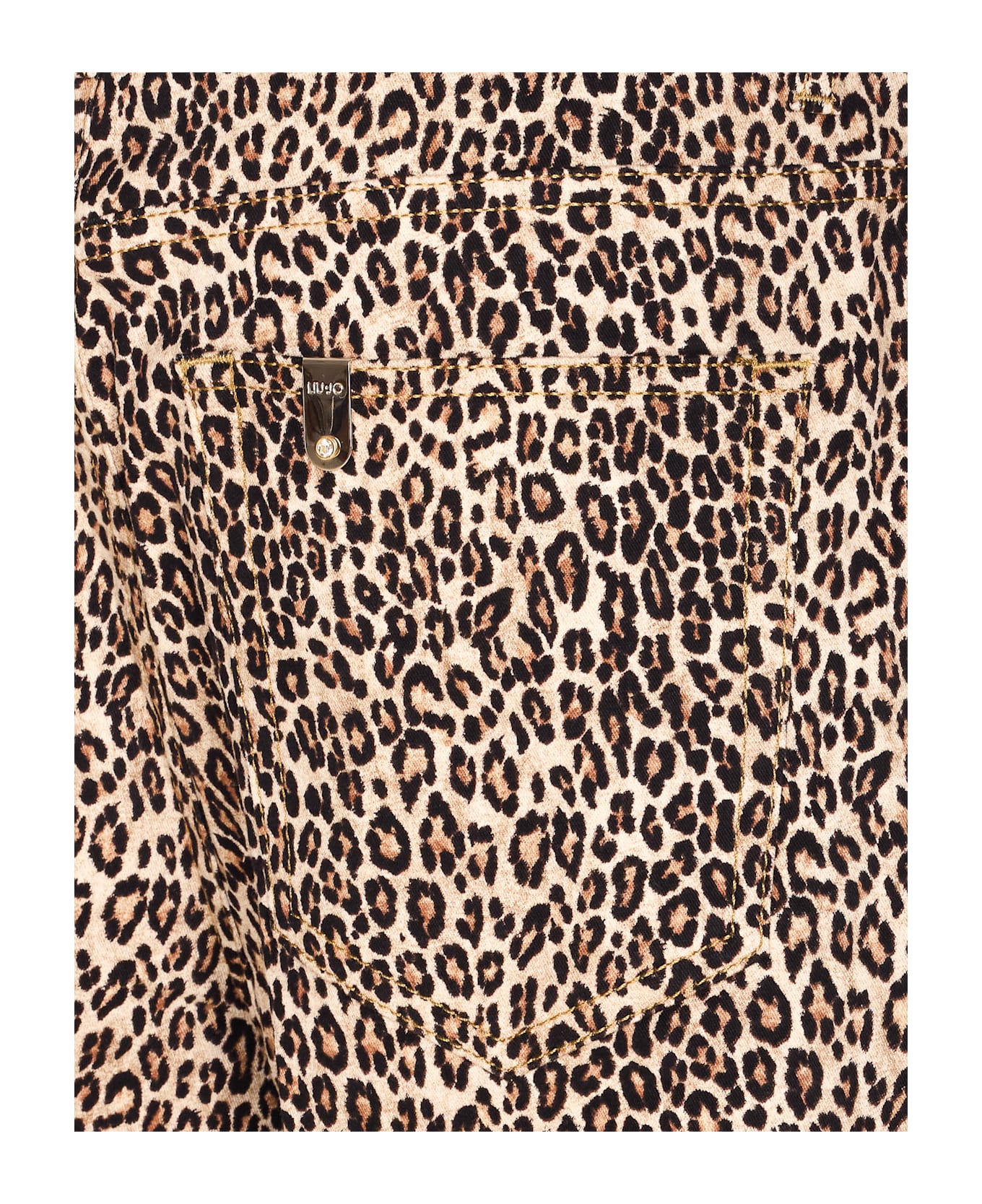 Liu-Jo Animalier Jeans - Brown