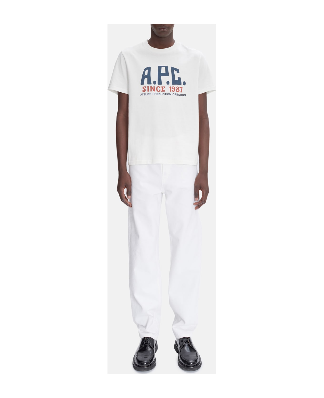 A.P.C. T-shirt Print Label - White