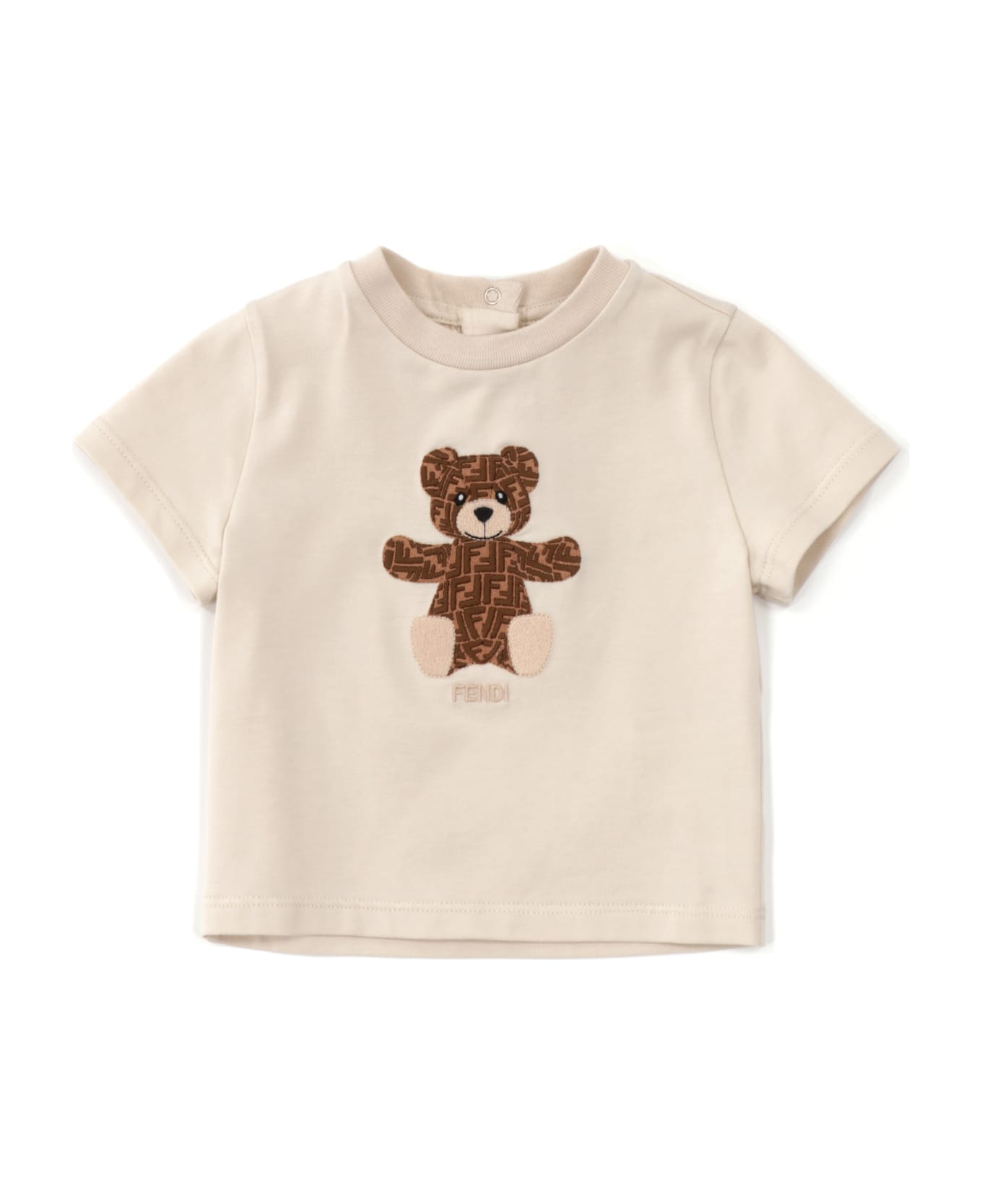 Fendi Teddy T-shirt - BEIGE