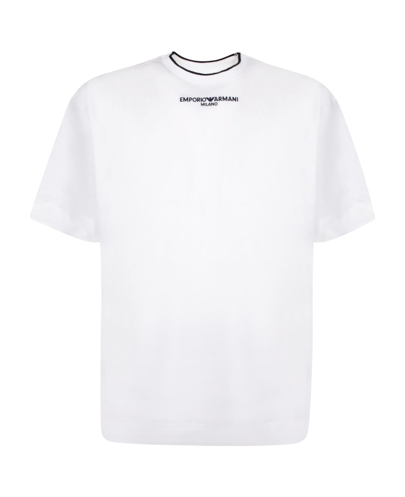 Emporio Armani Logo White T-shirt - White