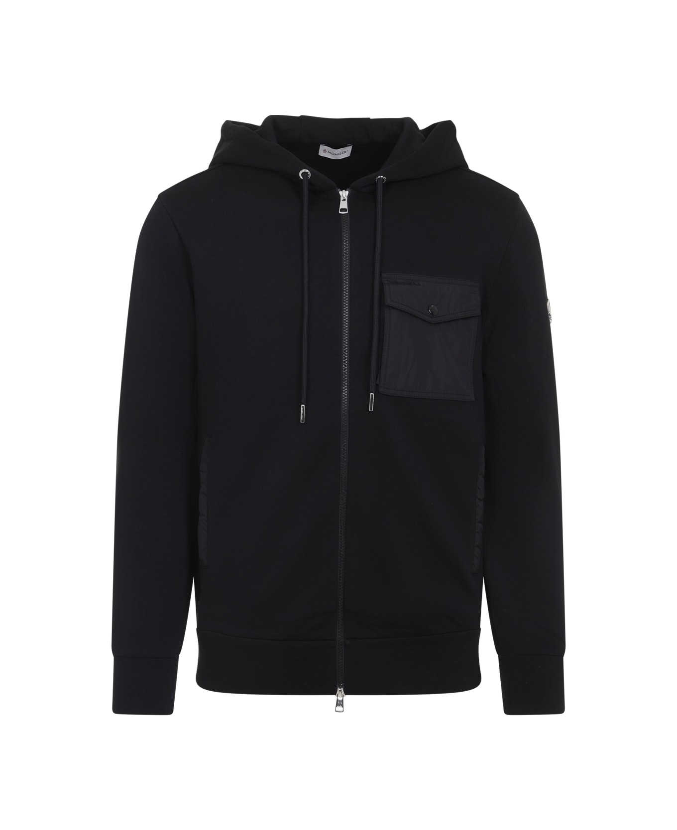 Moncler Zip Up Jacket - Black