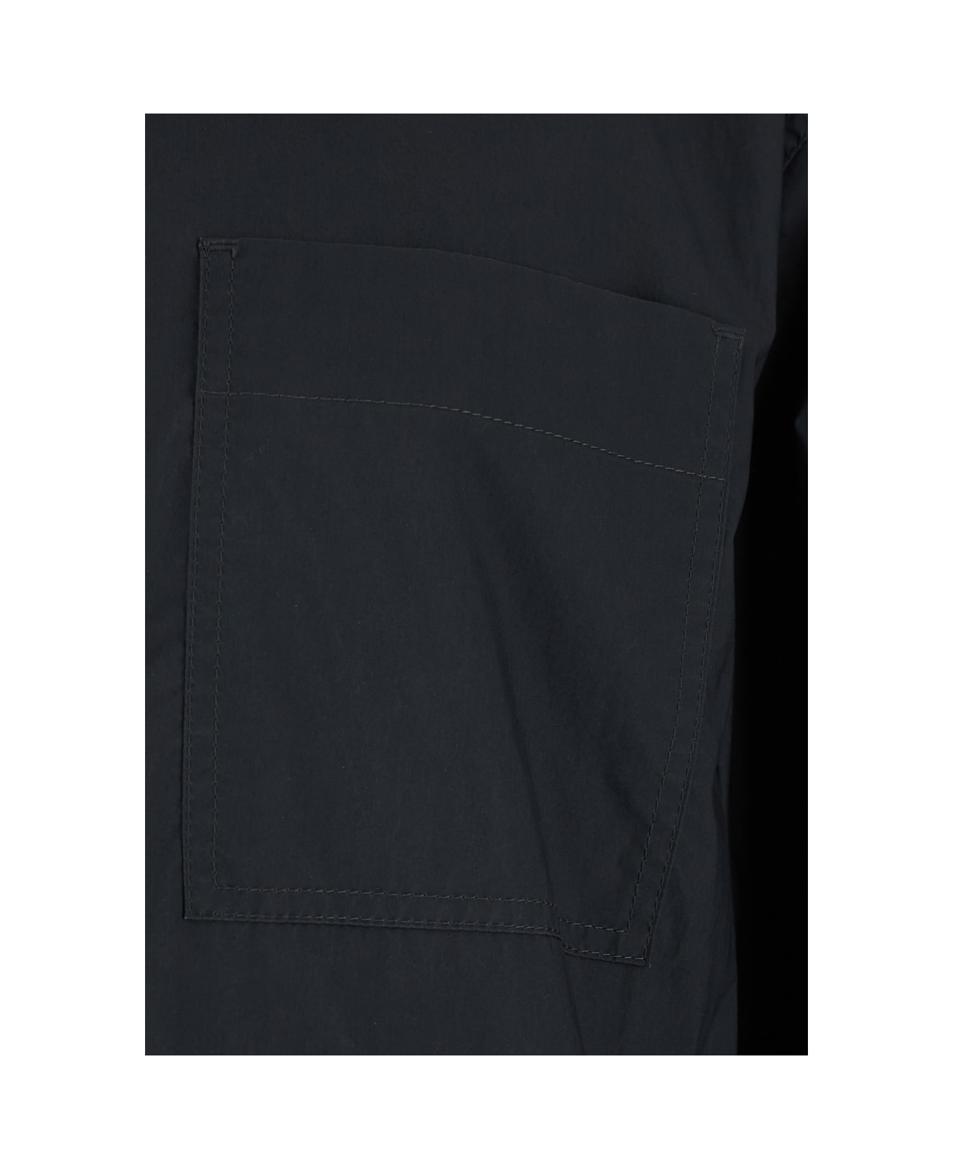 Bottega Veneta Grey Jacket With Pocket On The Front And Resin Finish In Cotton Man - Grey
