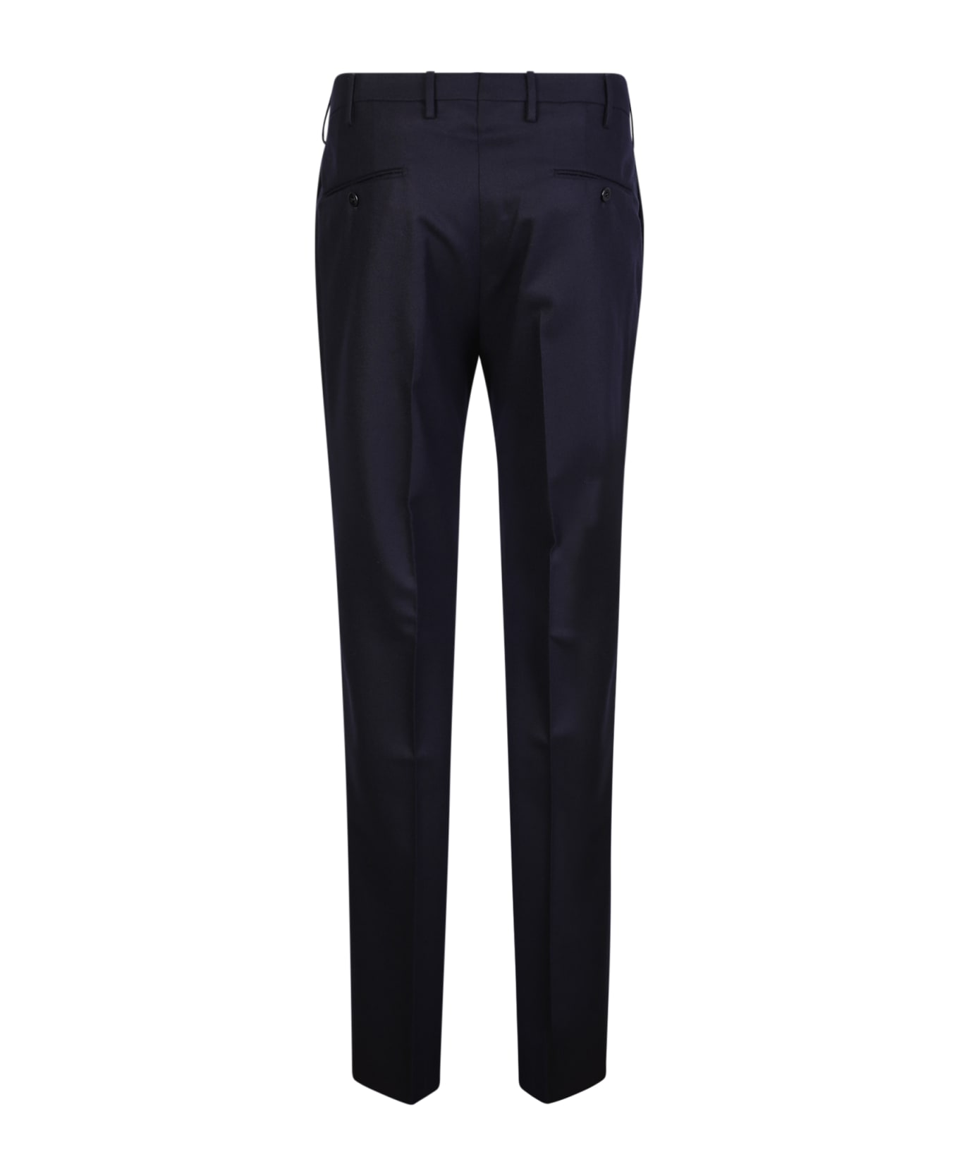 Incotex Off-centre Fastening Detail Trousers - Blue