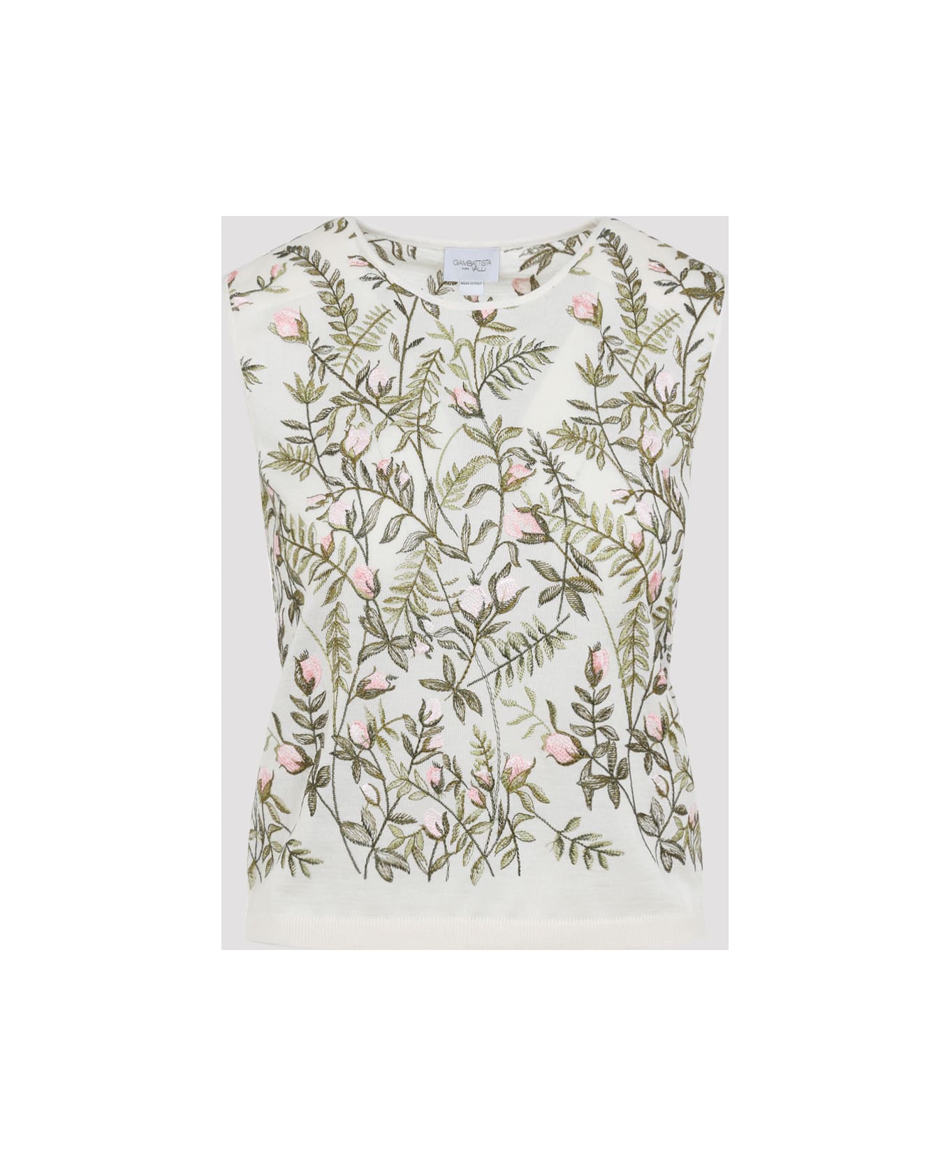 Giambattista Valli Cashmere And Silk Top - Ivory
