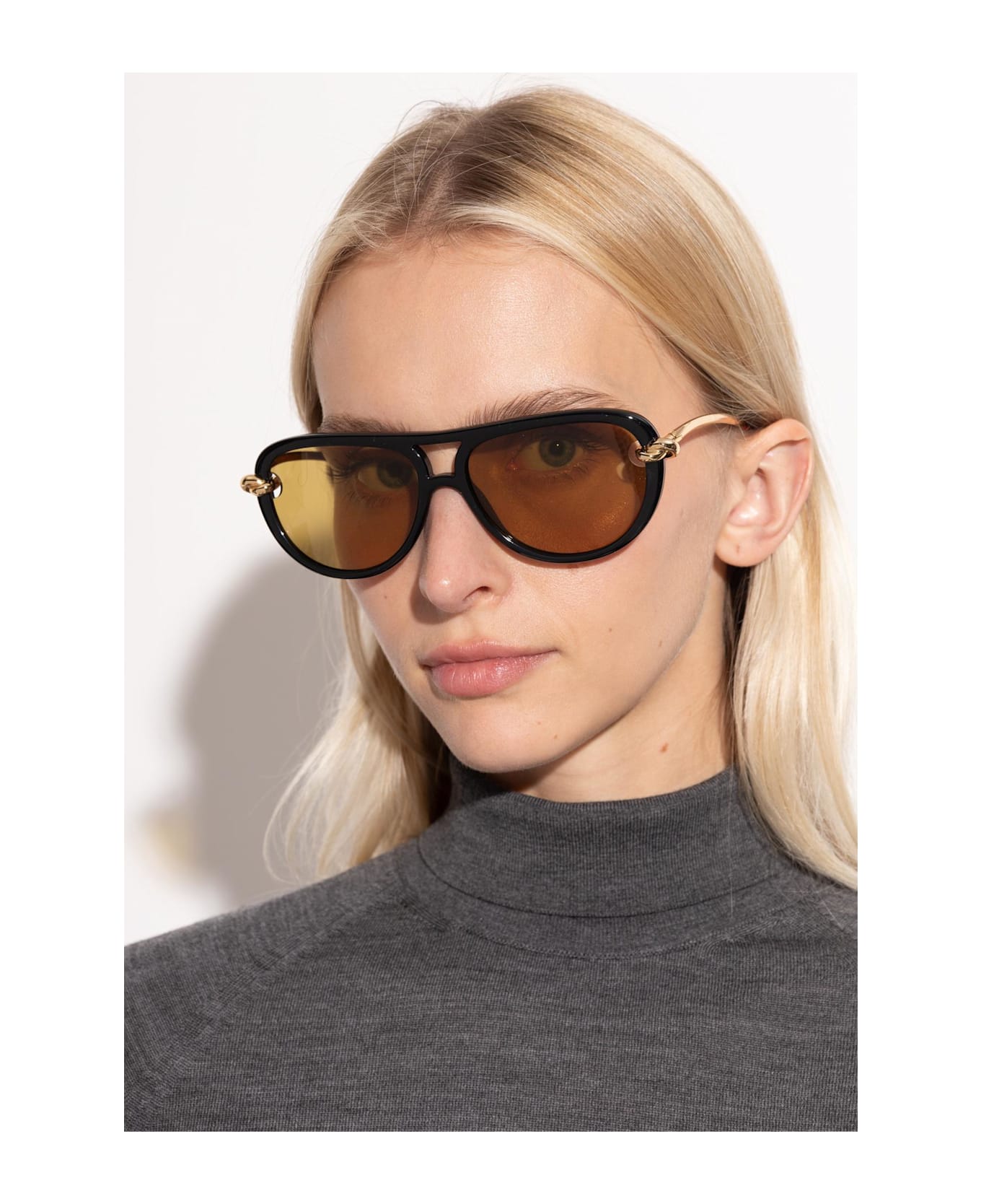 Bottega Veneta Sunglasses - BLACK
