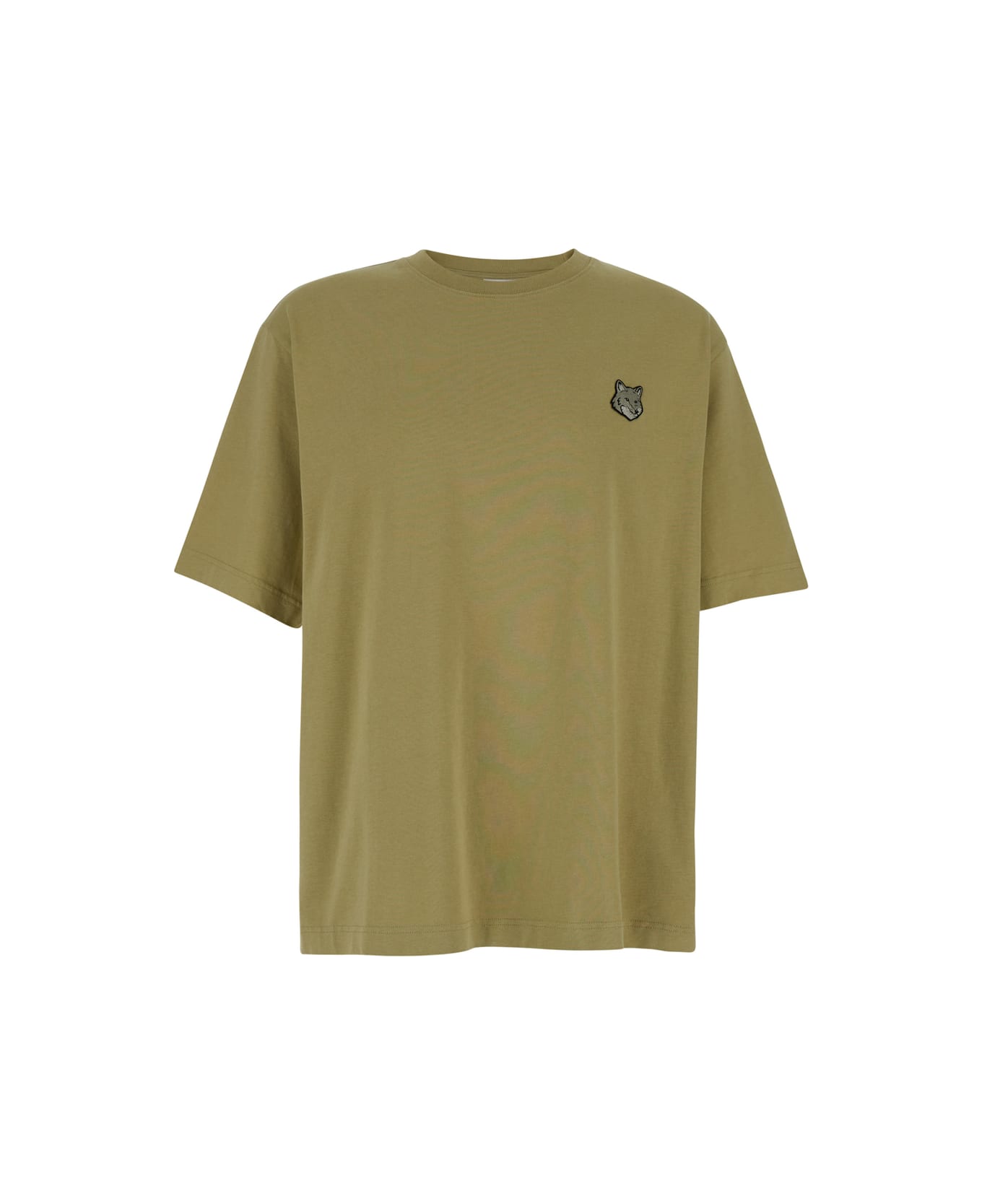 Maison Kitsuné Bold Fox Head Patch Oversize Tee-shirt - Green