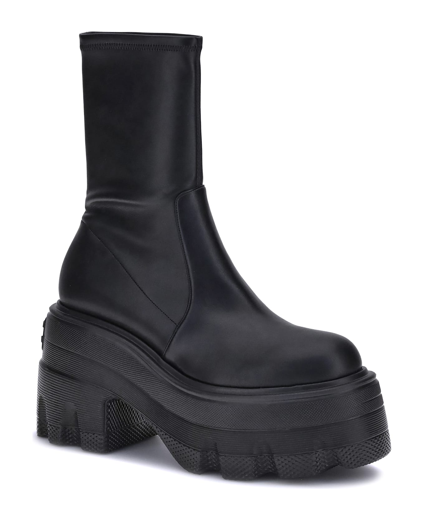 Casadei Faux Leather Ankle Boots