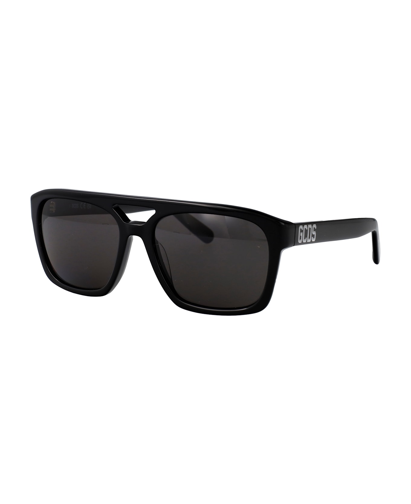 GCDS Gd0058 Sunglasses - nero lucido / fumo