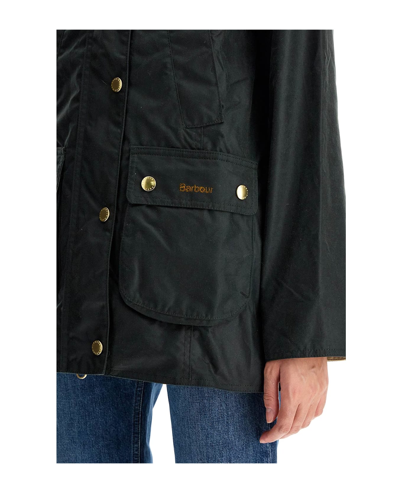 Barbour Modern Beadnell Waxed Barbour - GREEN