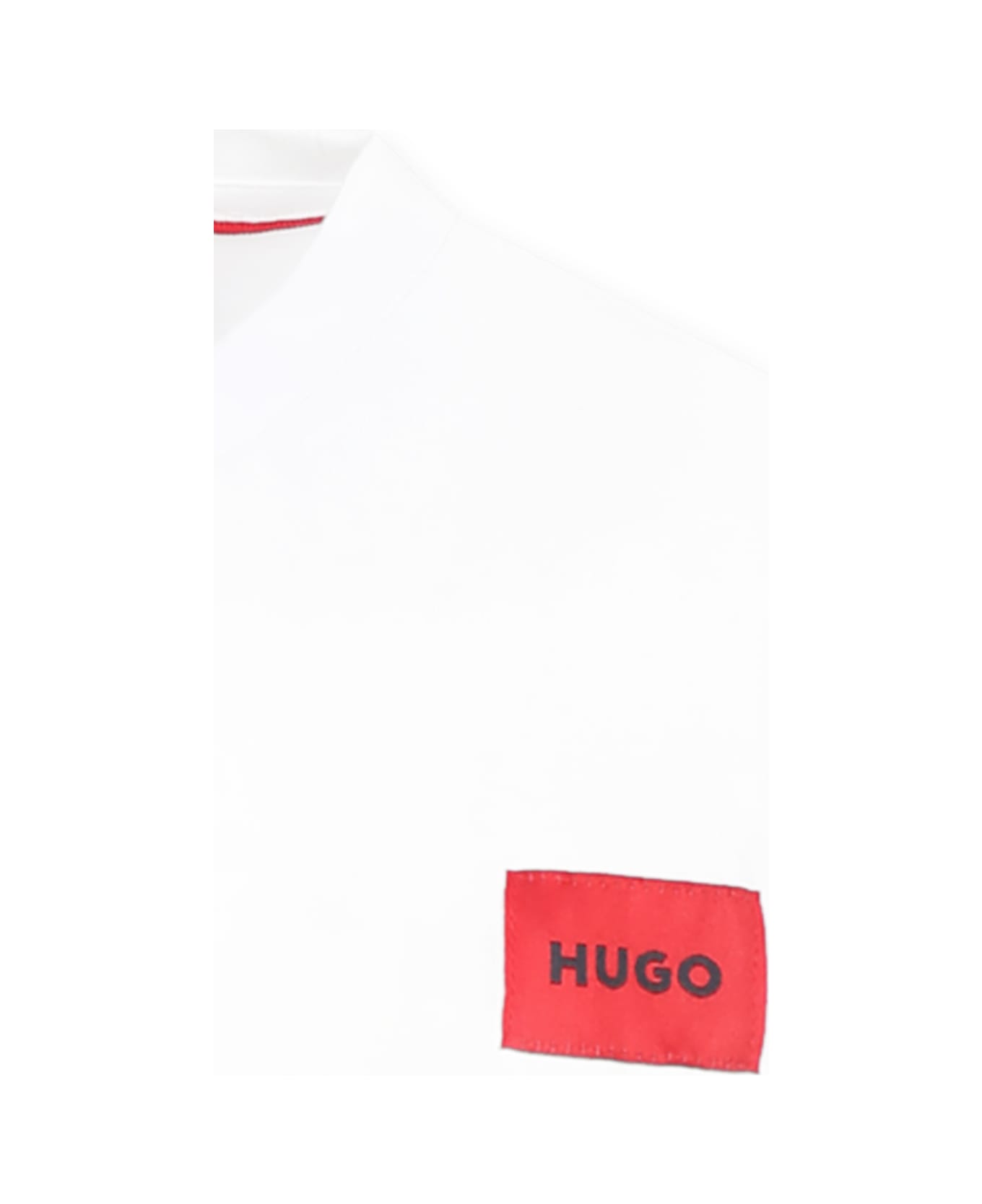Hugo Boss White T-shirt For Boy With Logo - White