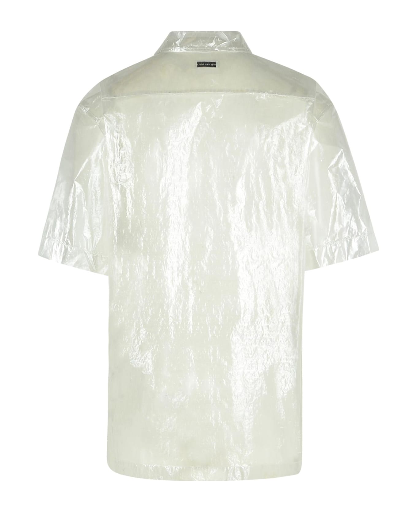 Dries Van Noten 
cassidye
 Silver Nylon Shirt - Silver