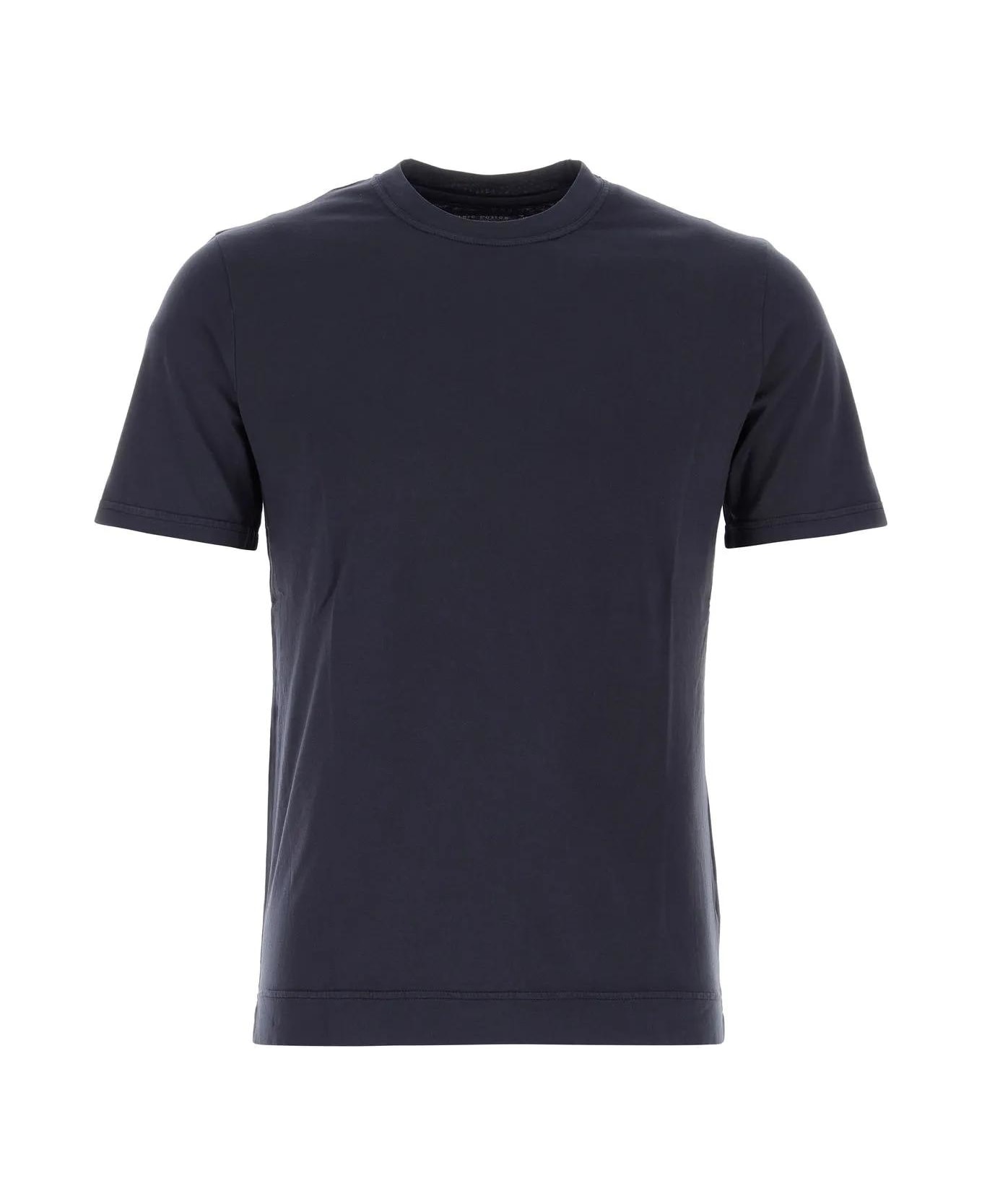 Fedeli Midnight Blue Cotton Extreme T-shirt - Blu