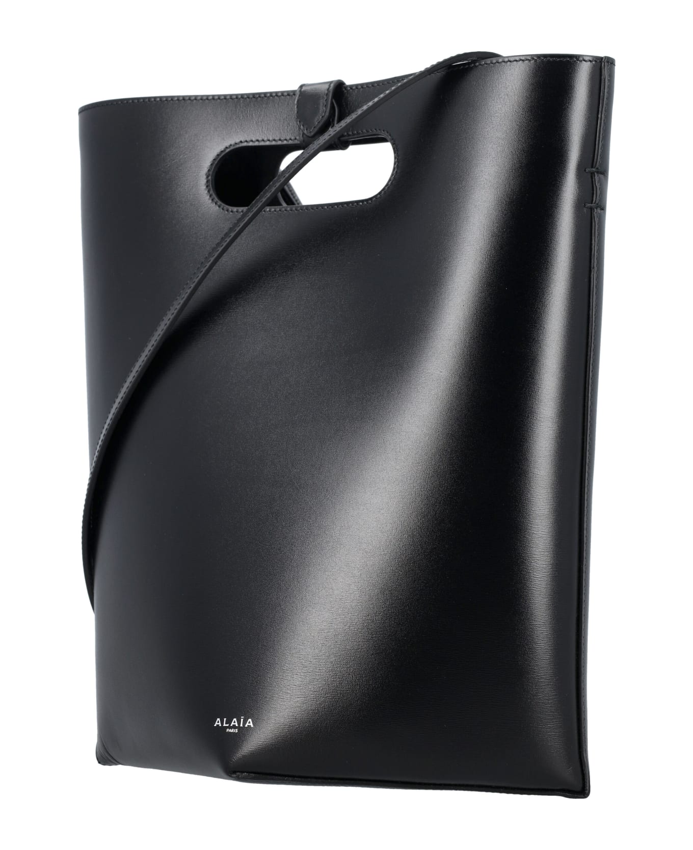 Alaia Folded Tote Bag - BLACK トートバッグ