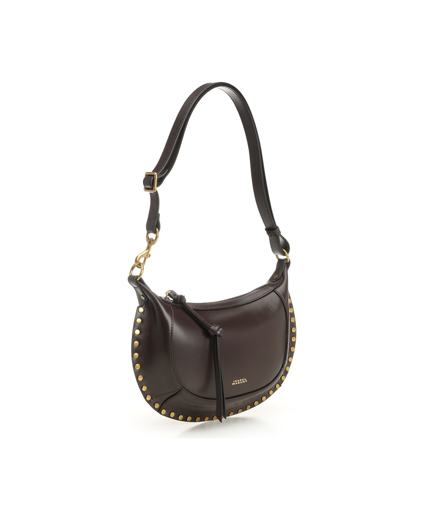 Isabel Marant Oskan Moon Bag - CHOCOLATE