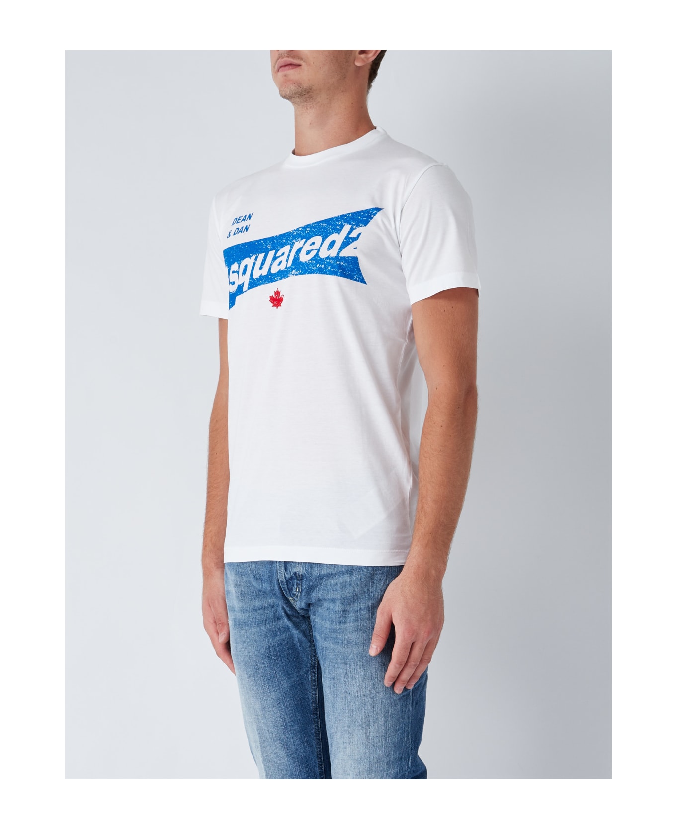 Dsquared2 T-shirt With Graphic Print - BIANCO