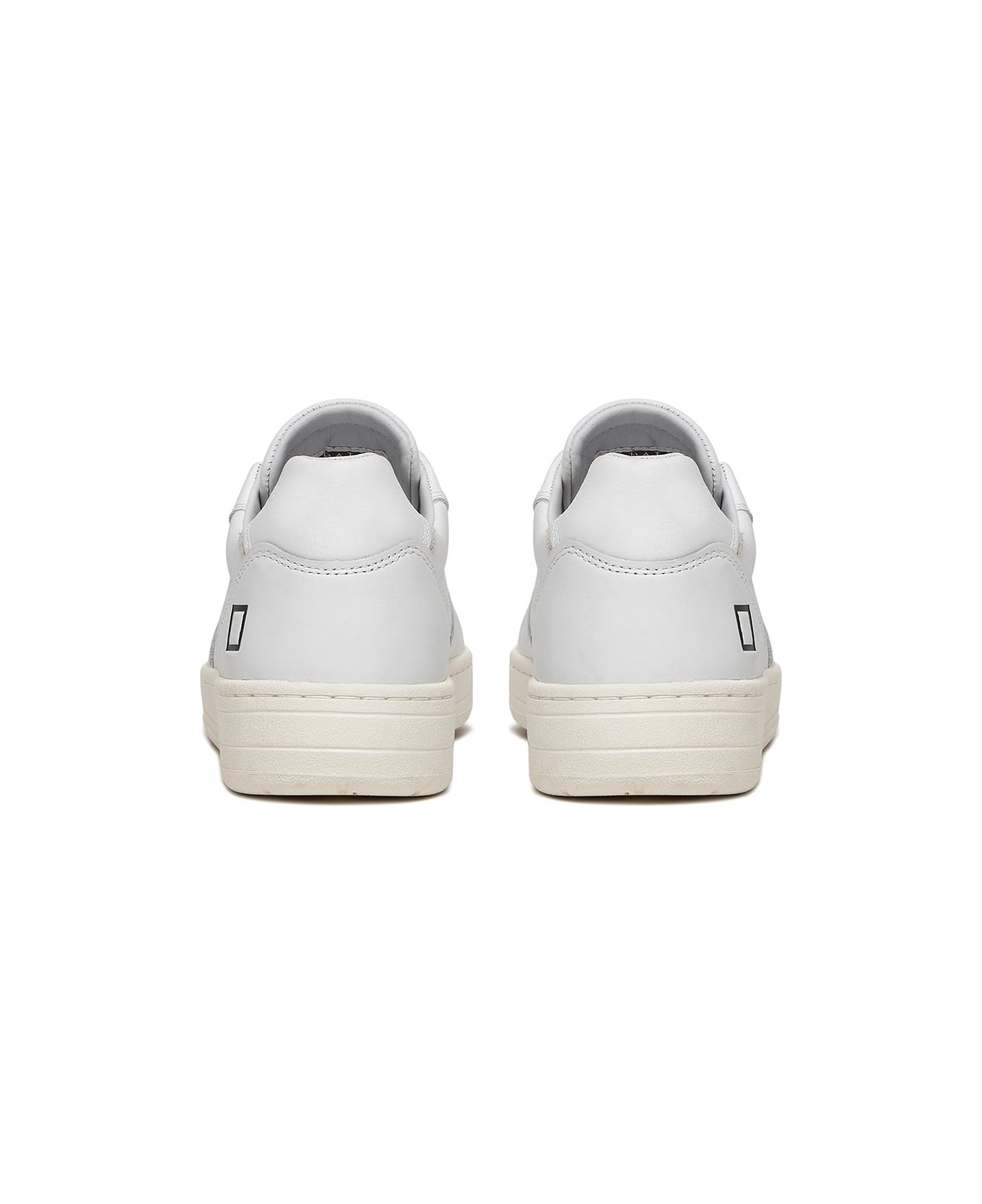 D.A.T.E. Court Sneakers In Leather - WHITE